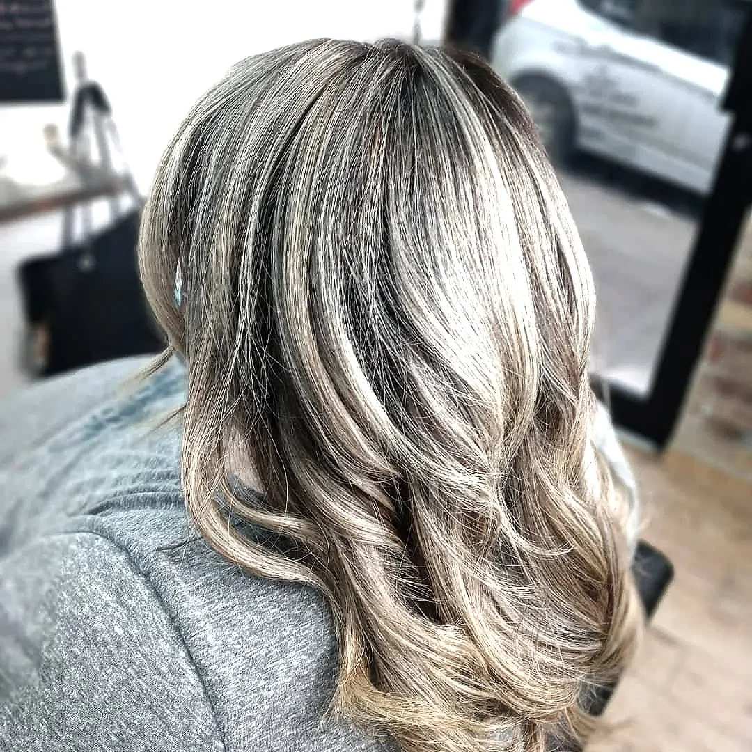 blonde highlights long hair katy tx