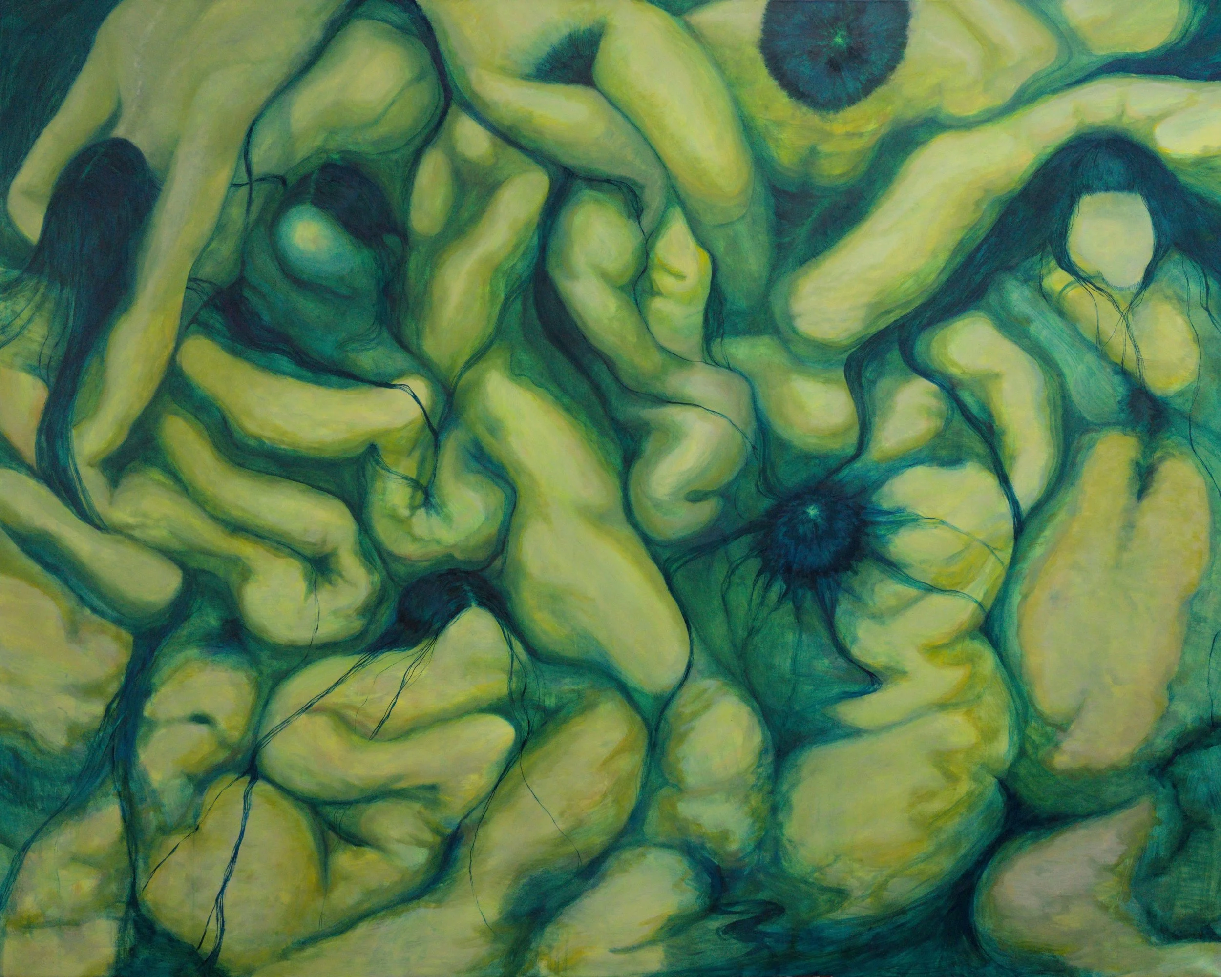 Orientation and Disorientation (2026) - Oil on Canvas, 48x60in