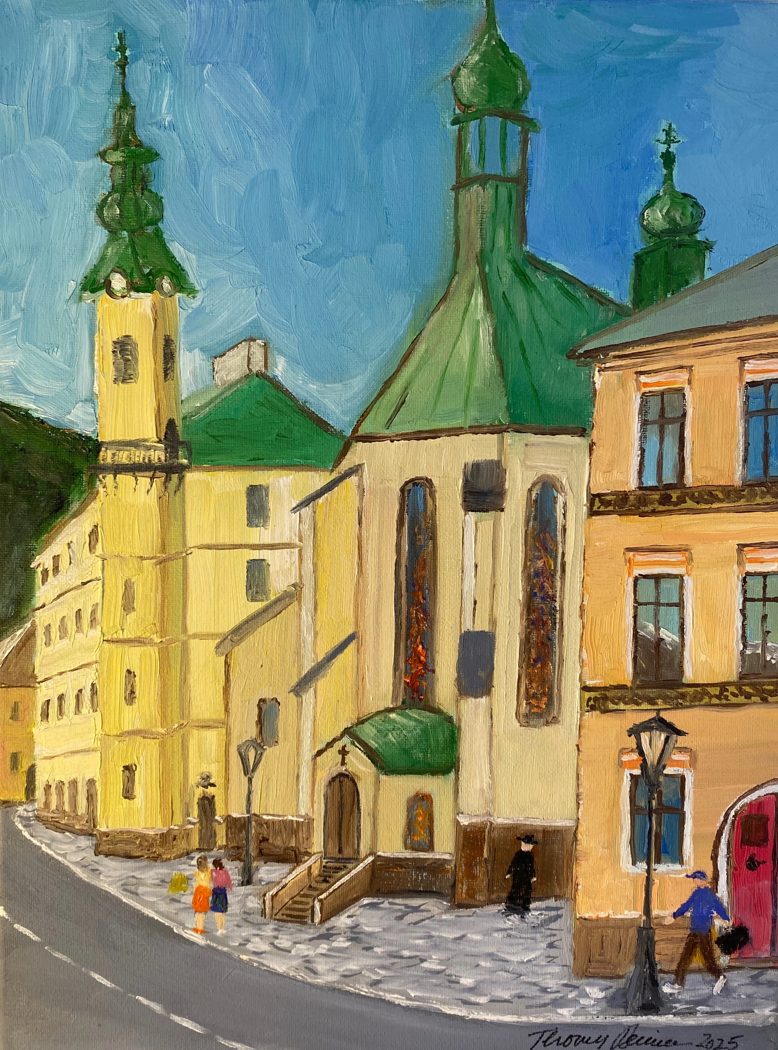 Banska Stiavnica, Slovakia   Oil on Canvas 12"x16"x0.75"  $190
