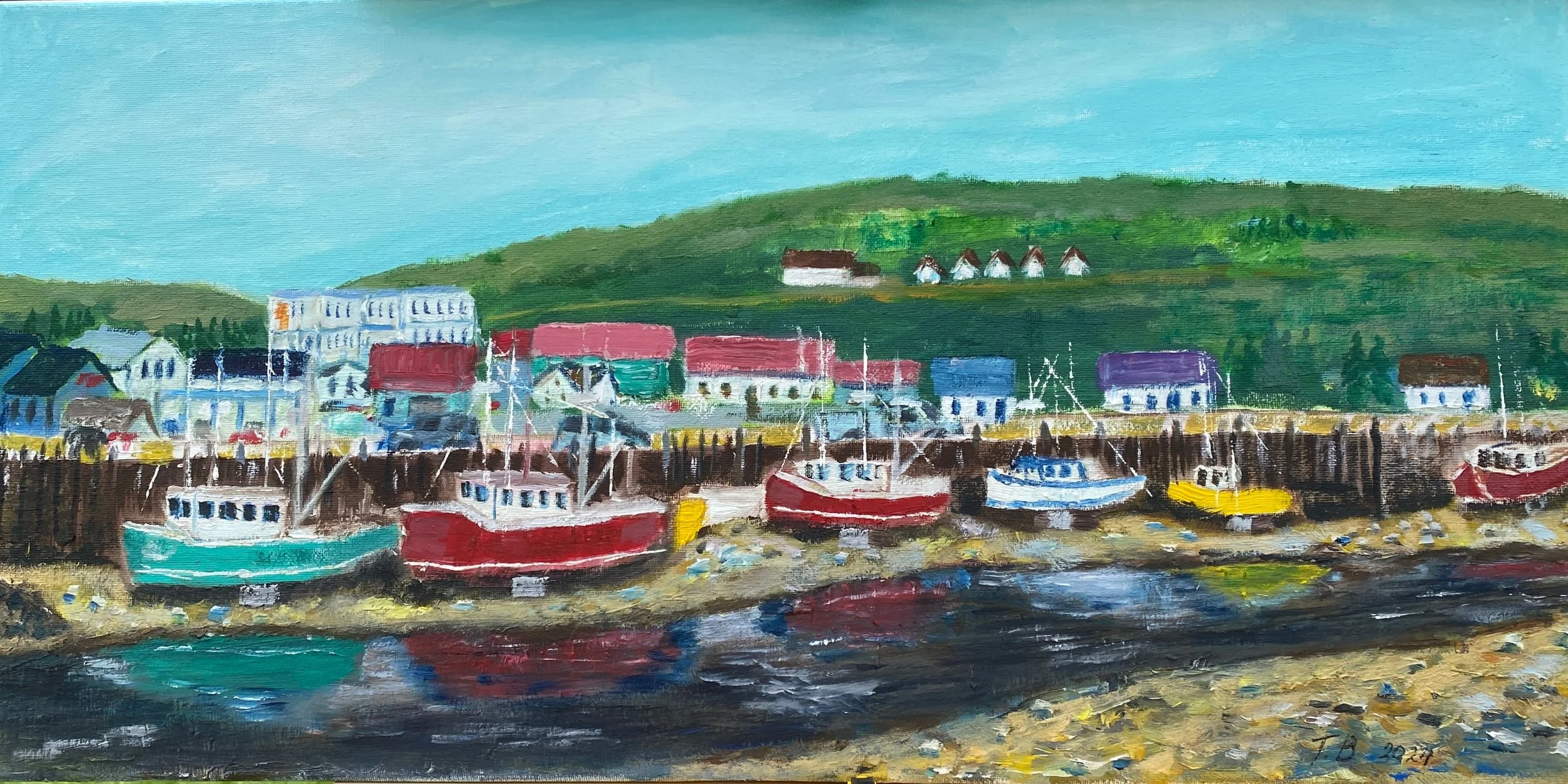 Low Tide Alma New Brunswick    SOLD