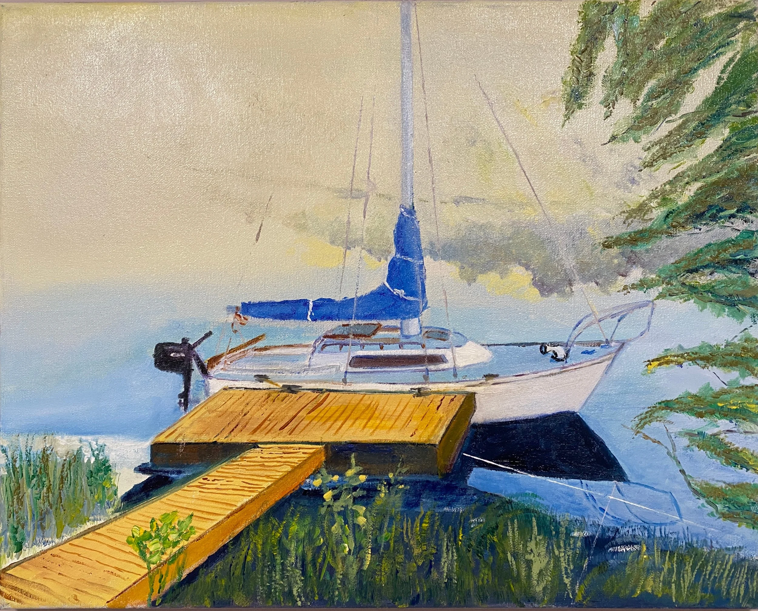 O'Day 20   Oil 20"x16"x0.75"  $320