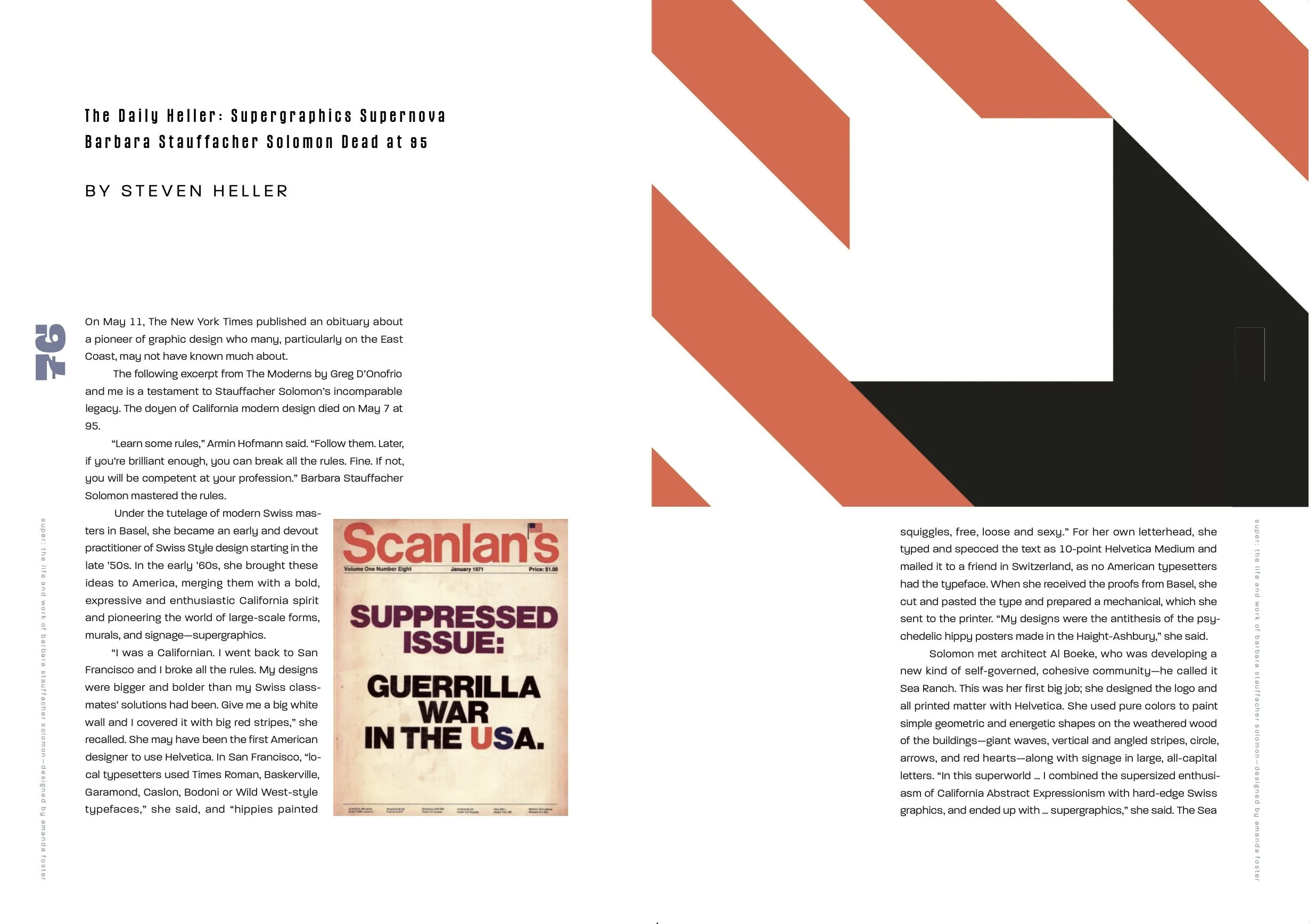 It was important to me to keep the text readable and clean while offering a fun and unique way to appreciate Bobbie's work. The folios were cast to their side and the text kept clean so that the imagery would stand out.