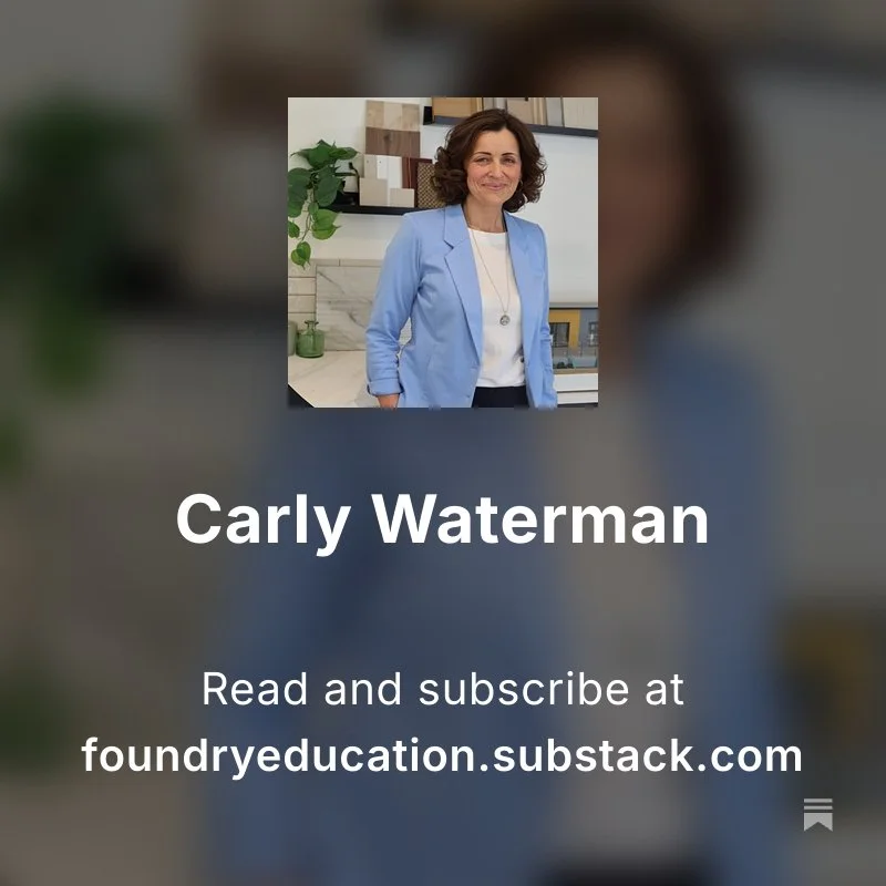 Carly Waterman, our education director.