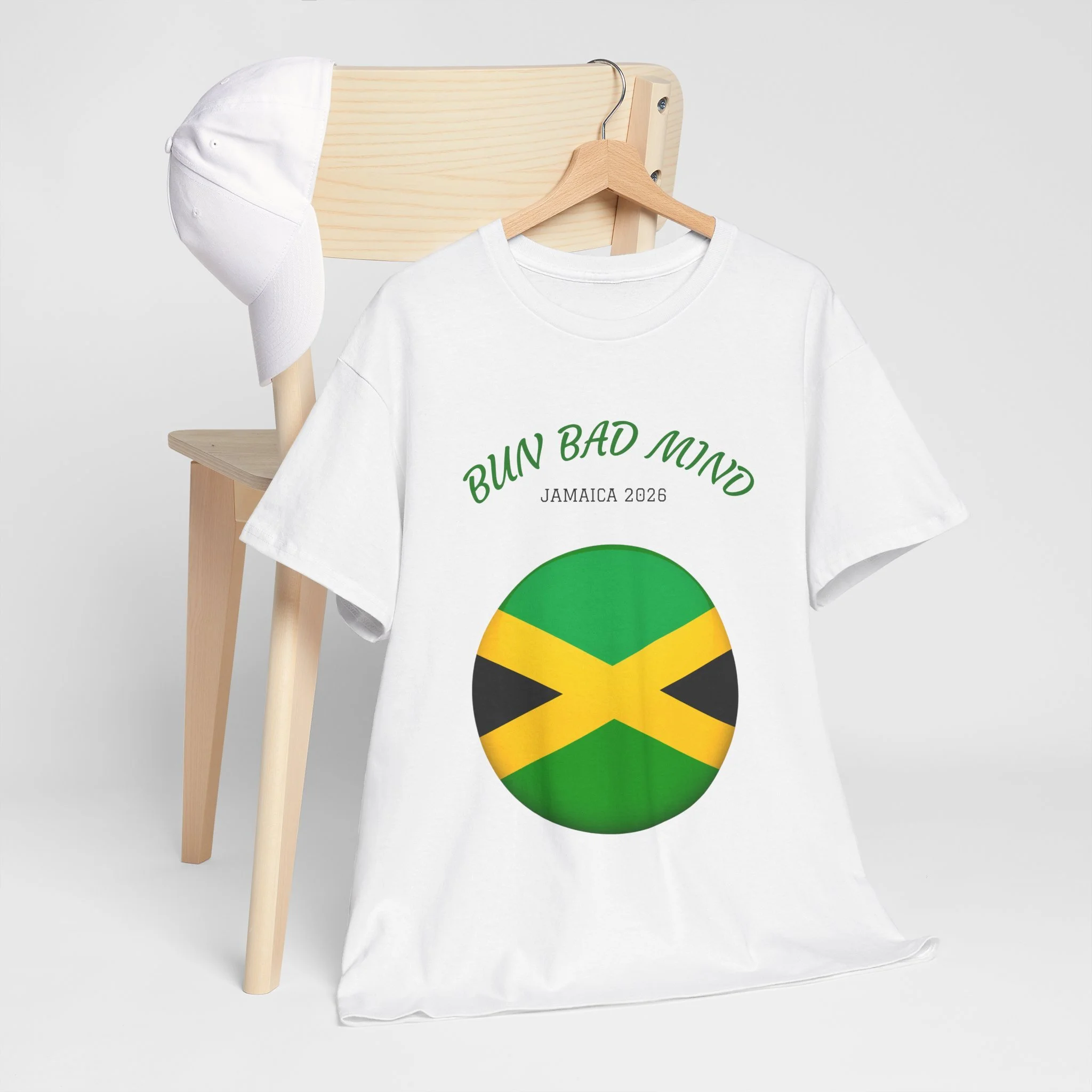 Bun Bad Mind Jamaica Flag Tee | Jamaican Pride T-Shirt
