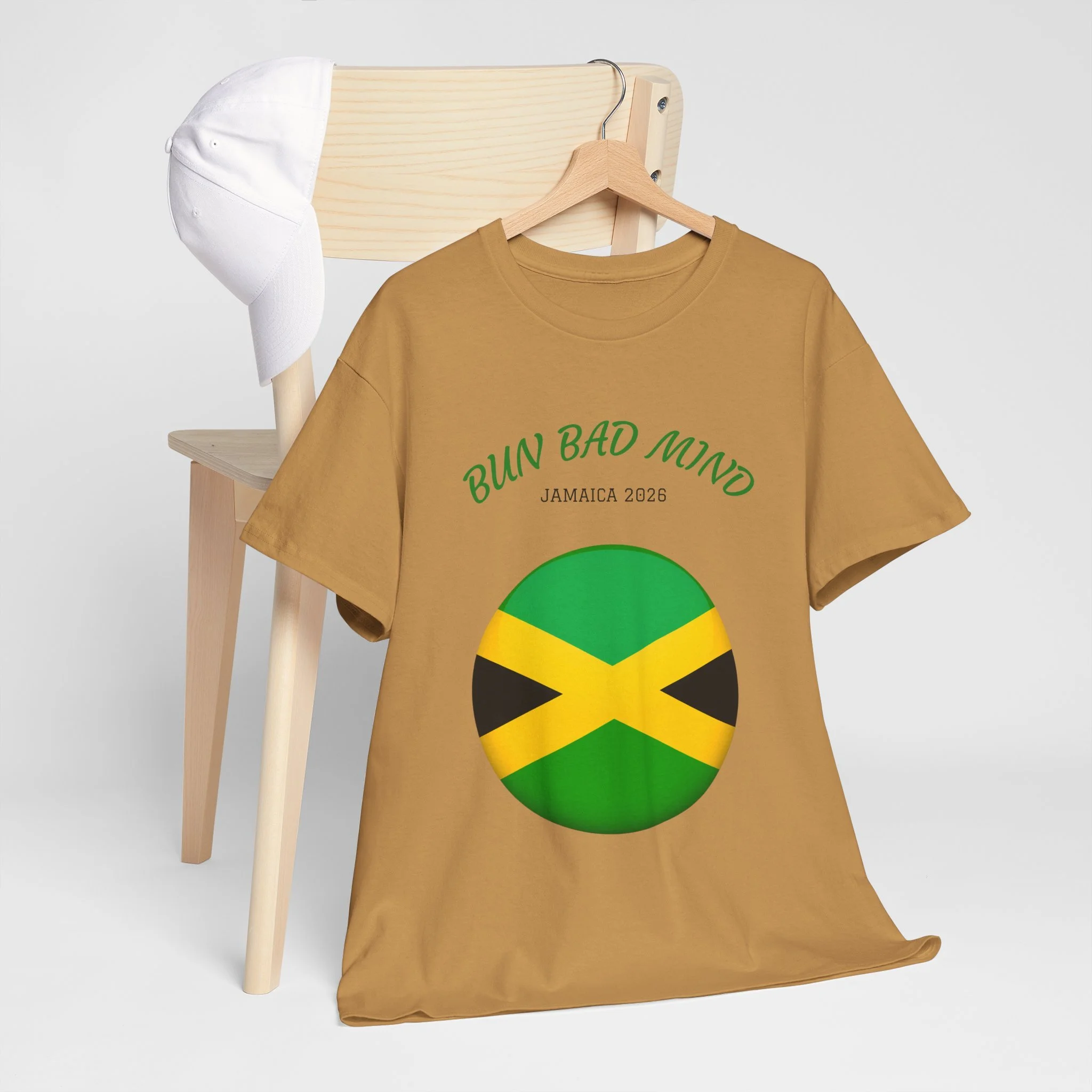 Bun Bad Mind Jamaica Flag Tee | Jamaican Pride T-Shirt