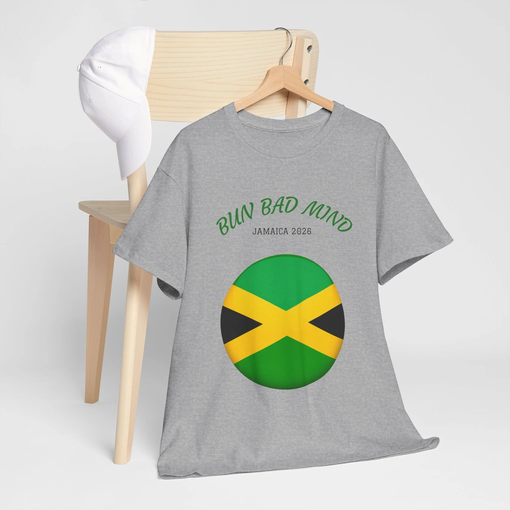 Bun Bad Mind Jamaica Flag Tee | Jamaican Pride T-Shirt