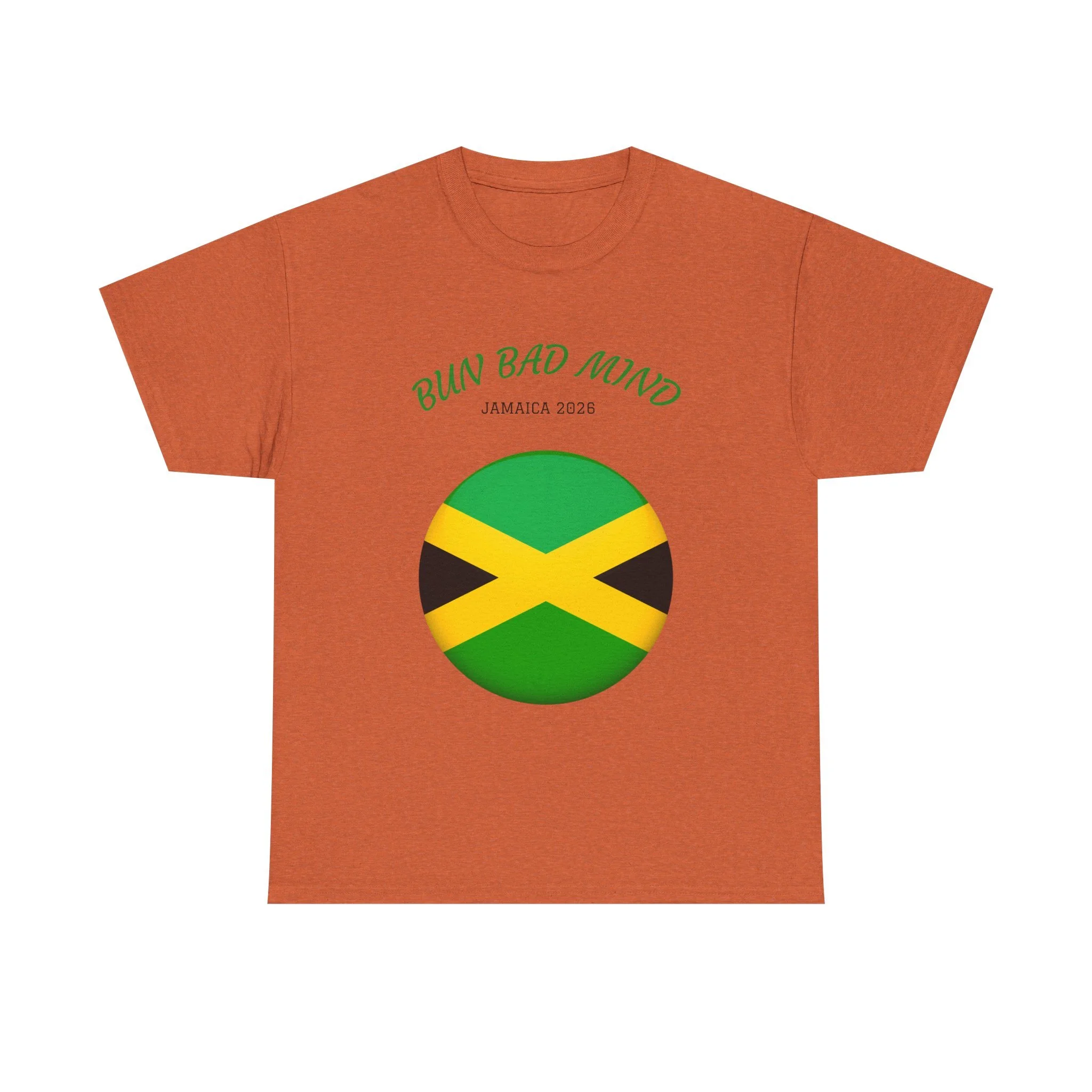Bun Bad Mind Jamaica Flag Tee | Jamaican Pride T-Shirt