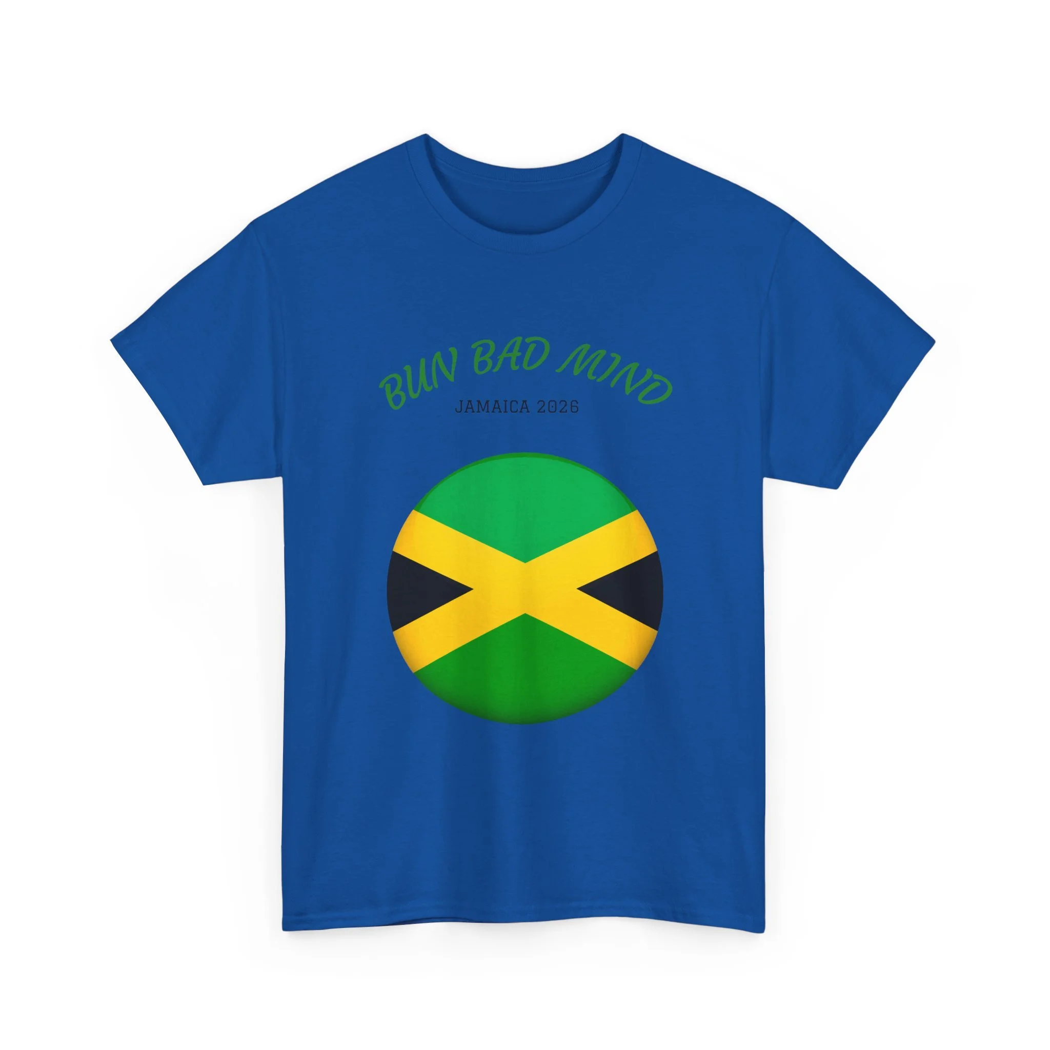Bun Bad Mind Jamaica Flag Tee | Jamaican Pride T-Shirt