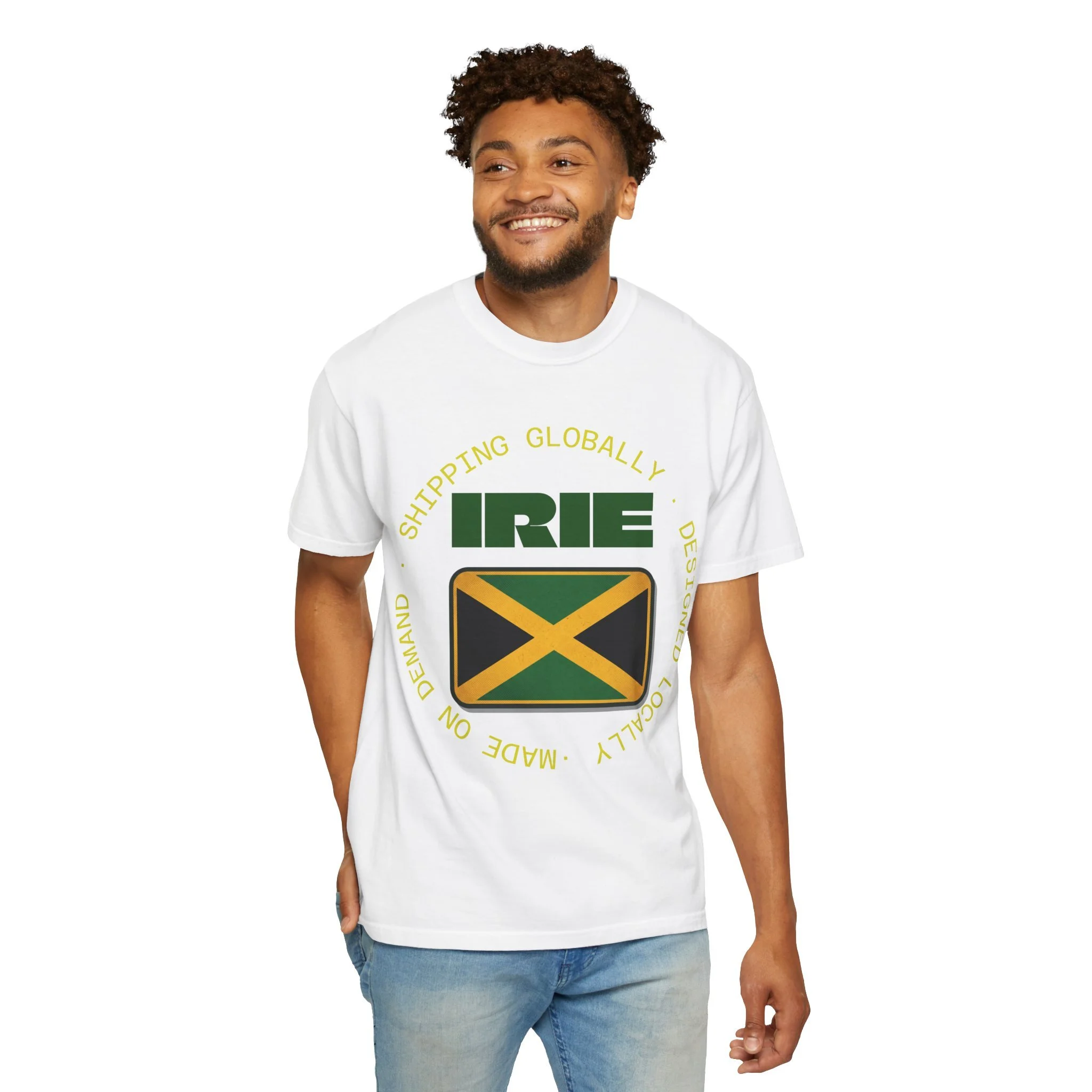 Irie Jamaican Flag Tee | Jamaica Flag T-Shirt, Reggae Vibe