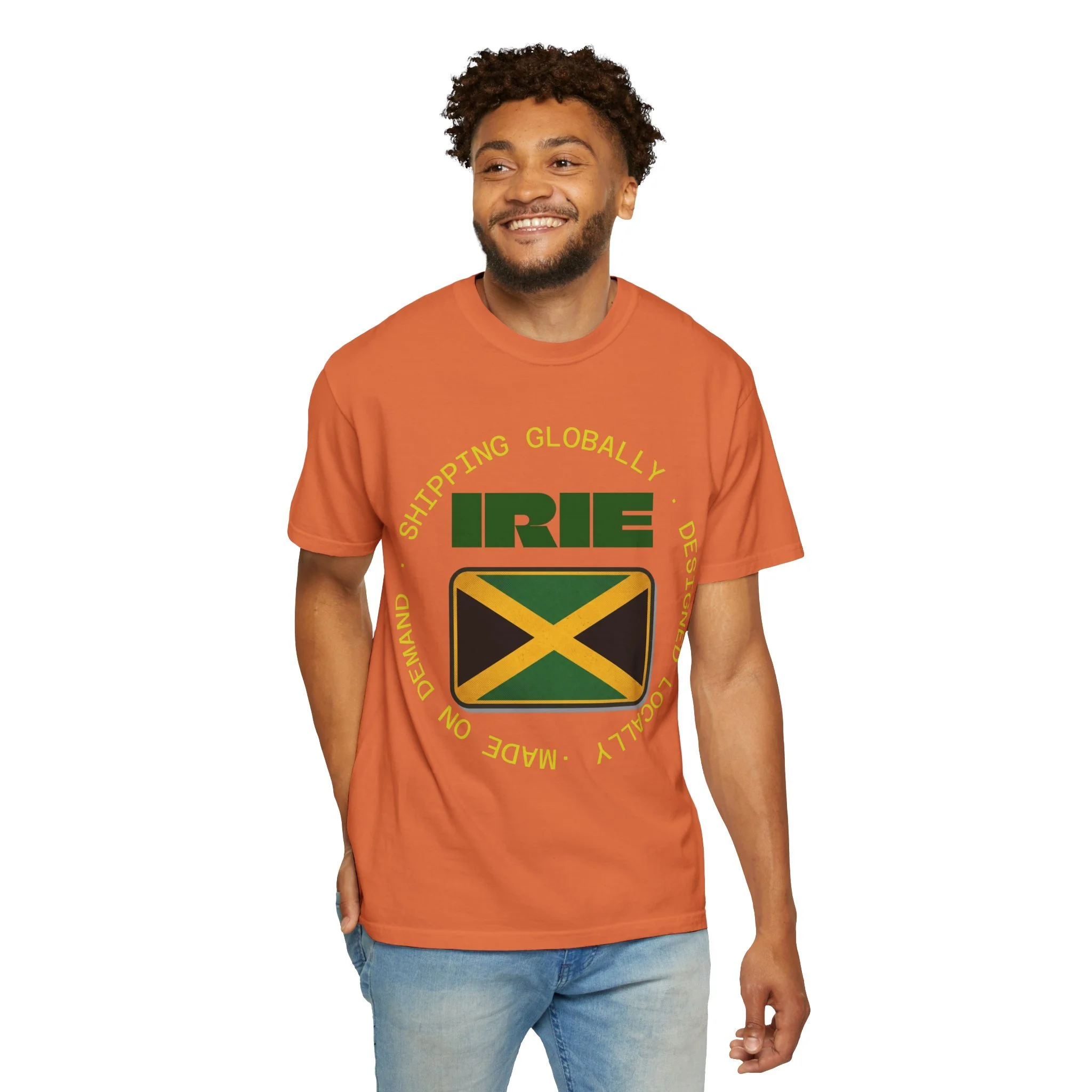 Irie Jamaican Flag Tee | Jamaica Flag T-Shirt, Reggae Vibe