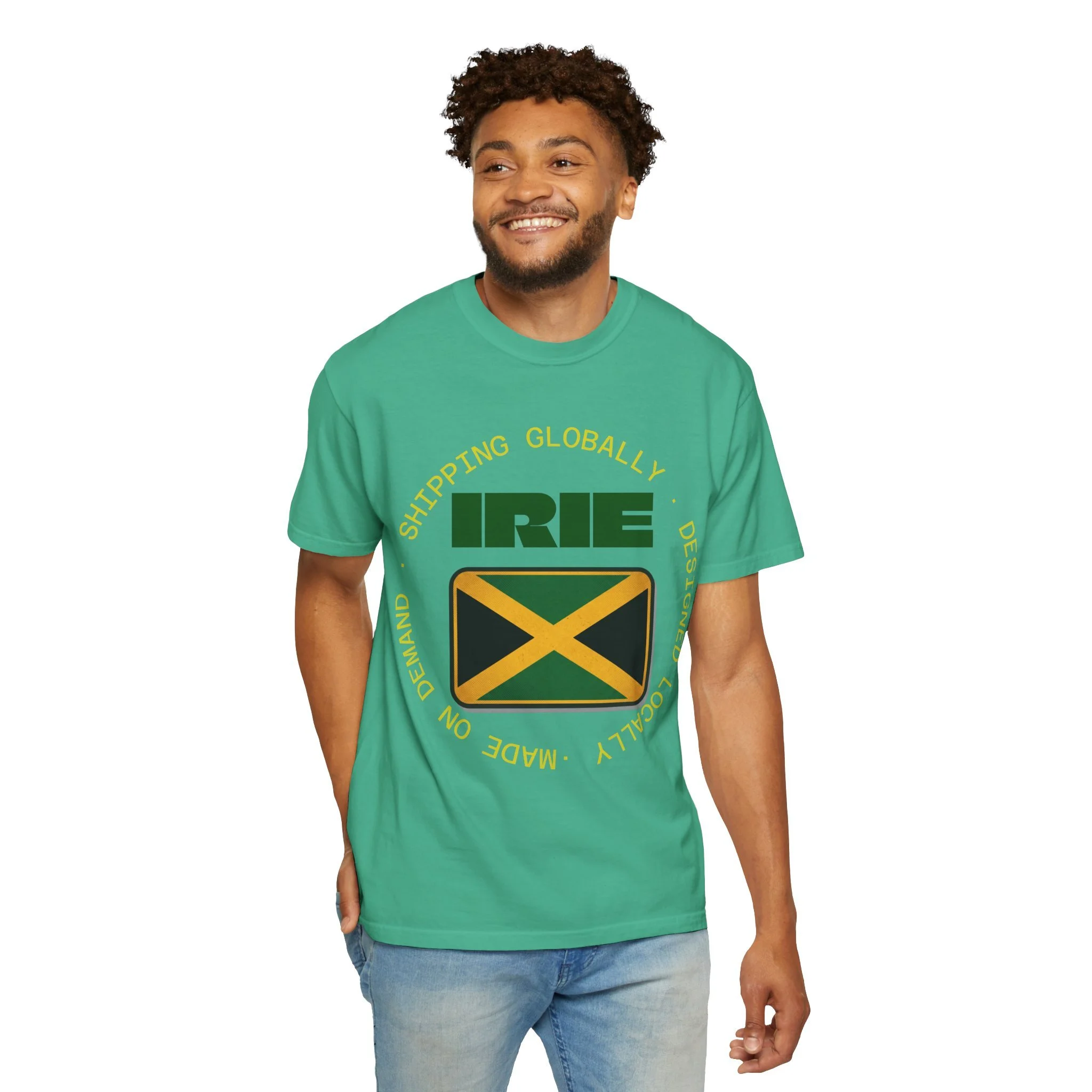 Irie Jamaican Flag Tee | Jamaica Flag T-Shirt, Reggae Vibe
