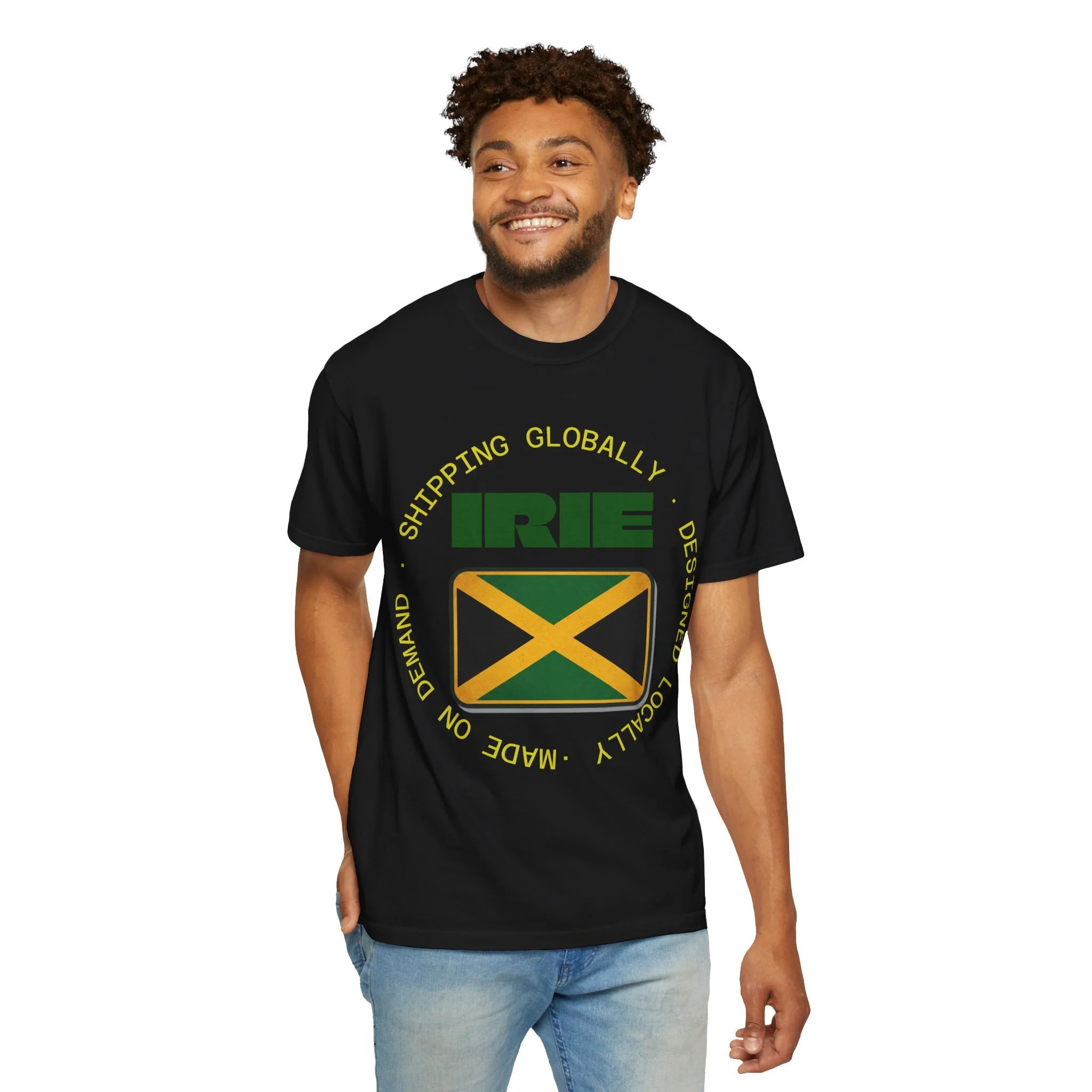 Irie Jamaican Flag Tee | Jamaica Flag T-Shirt, Reggae Vibe