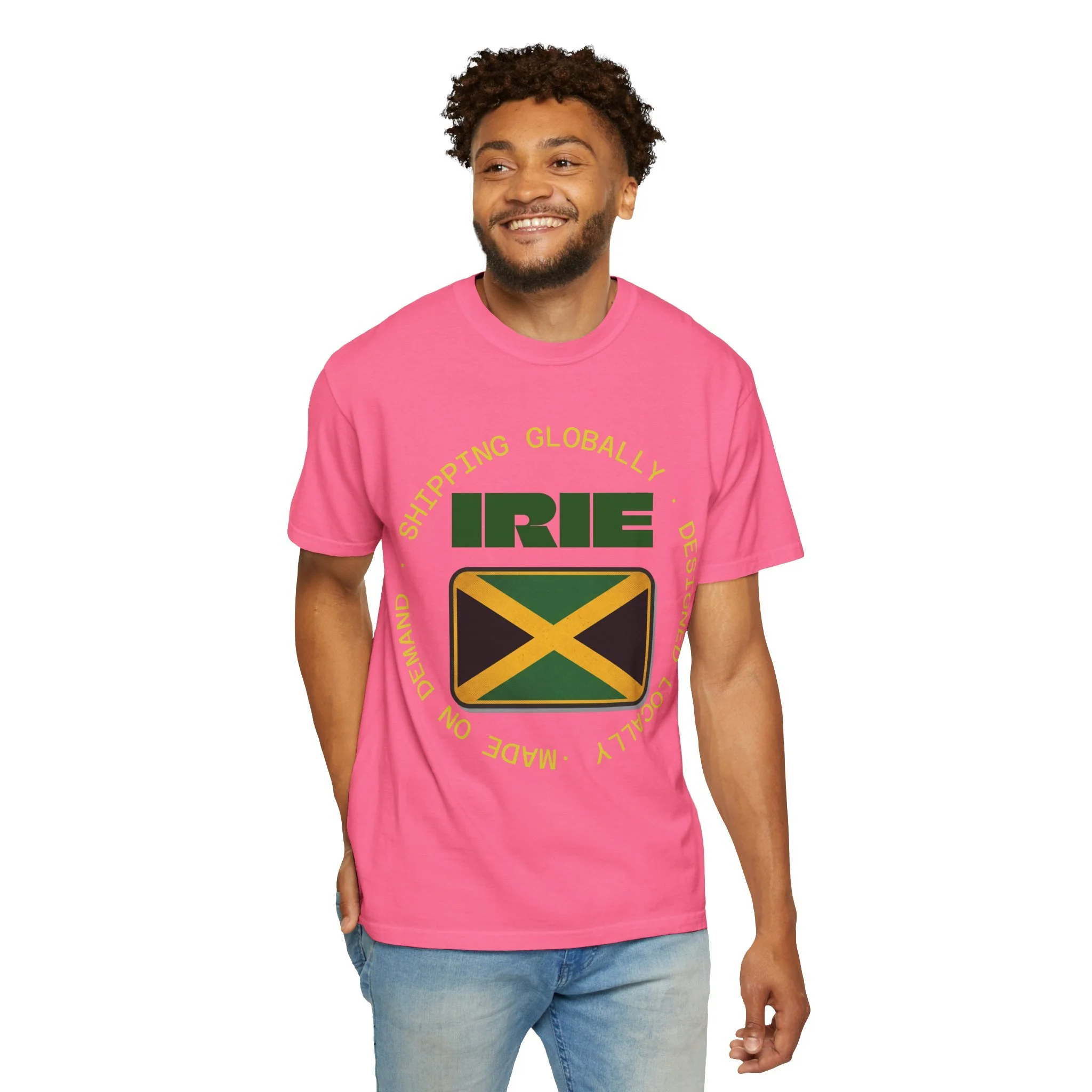 Irie Jamaican Flag Tee | Jamaica Flag T-Shirt, Reggae Vibe