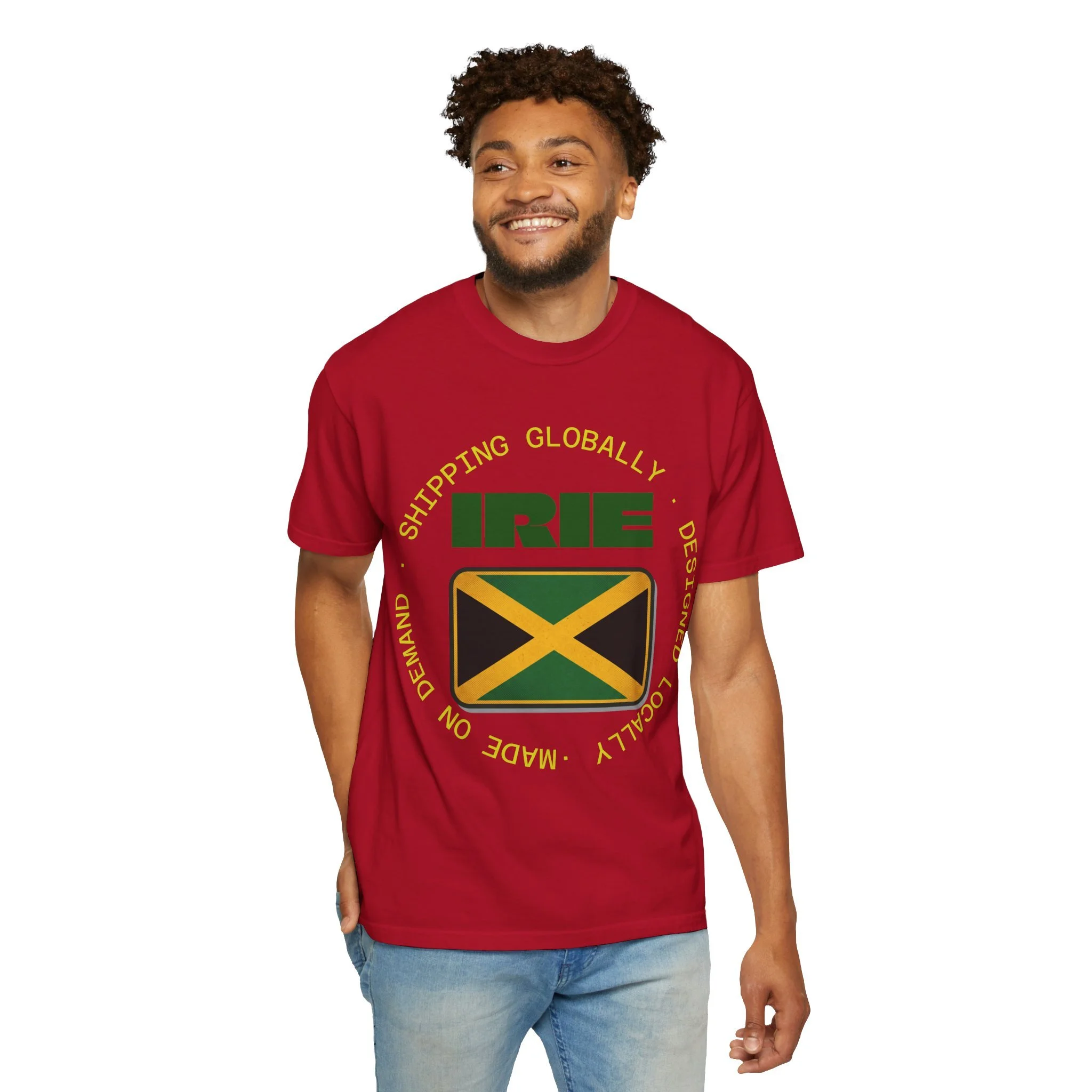 Irie Jamaican Flag Tee | Jamaica Flag T-Shirt, Reggae Vibe