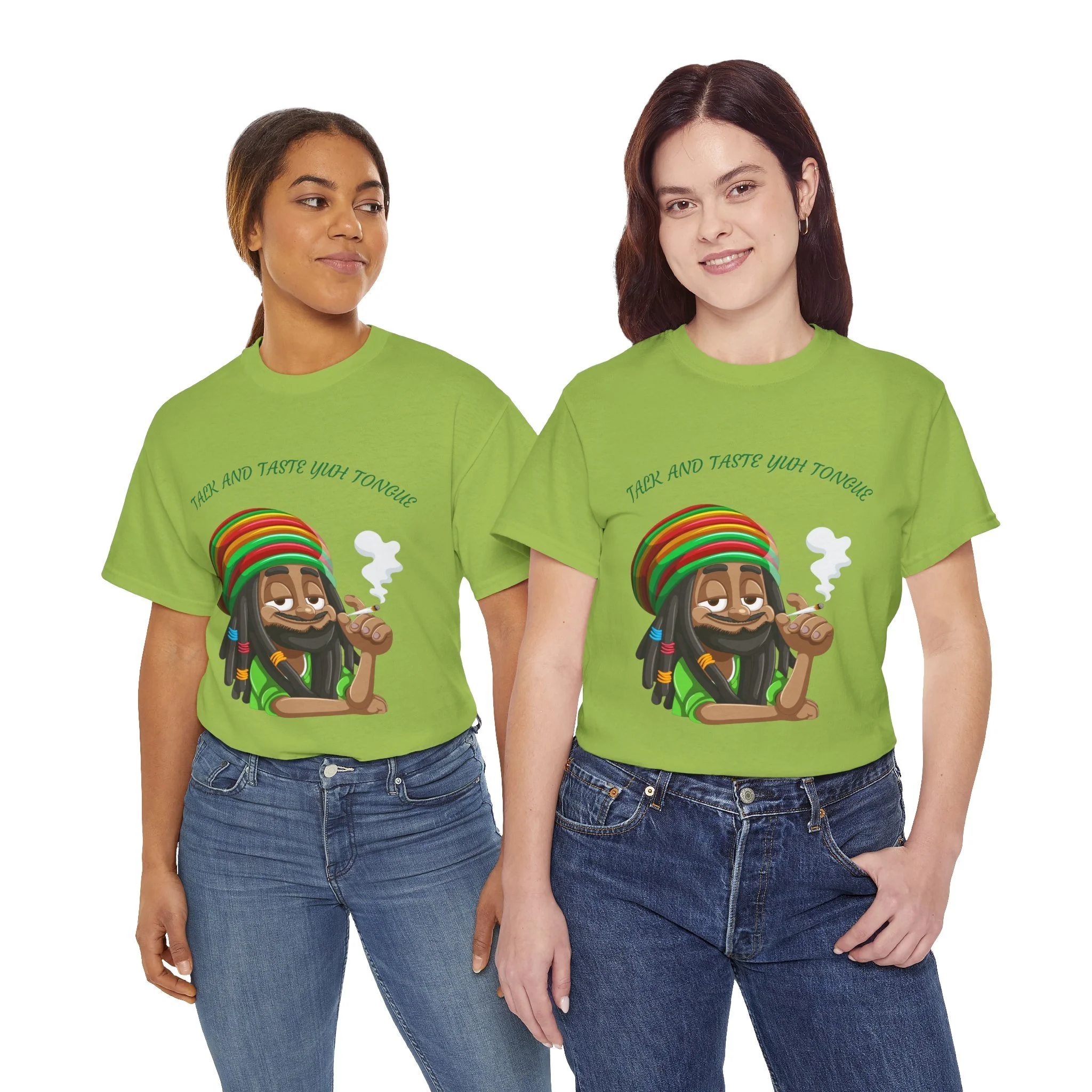Rasta Face T-Shirt | Reggae  Graphic Tee, Red Green Yellow Lion Shirt