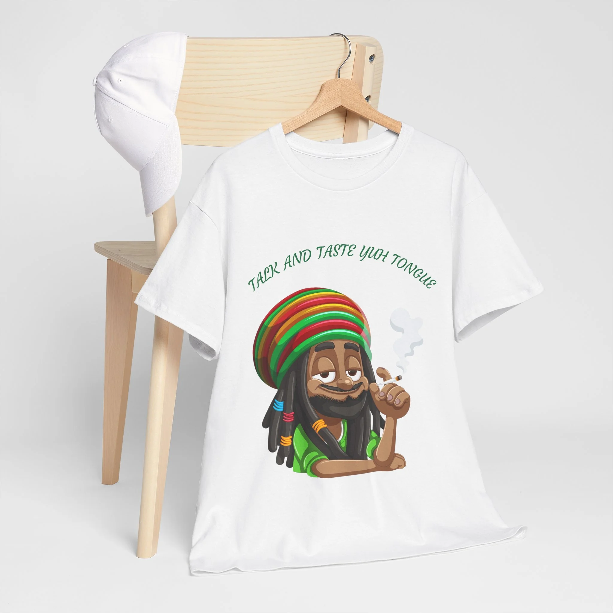 Rasta Face T-Shirt | Reggae  Graphic Tee, Red Green Yellow Lion Shirt
