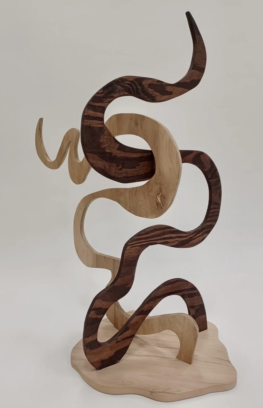 'To Lose' - Wood Sculpture - 2025