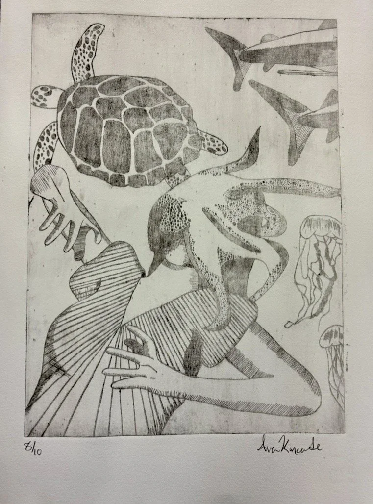 'Splat' - Copper Etching - 2025