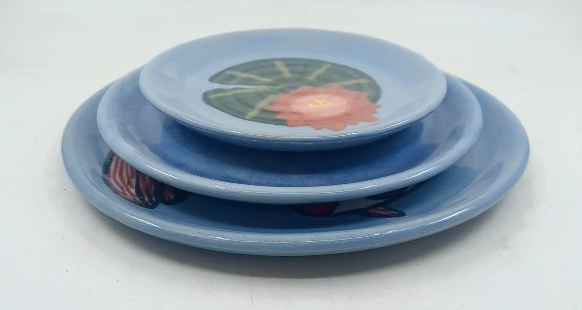 Koi Pond Plate Set - Ceramic - 2025