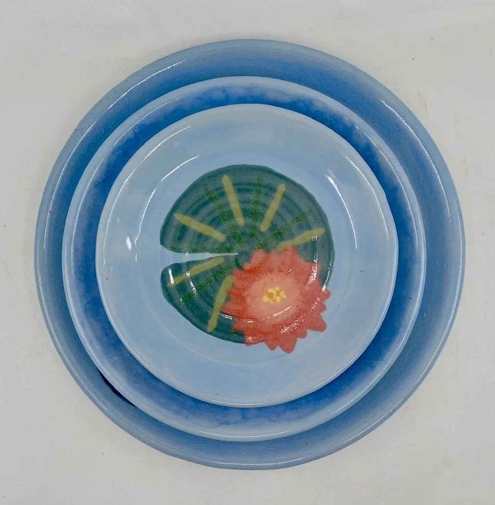 Koi Pond Plate Set - Ceramic - 2025
