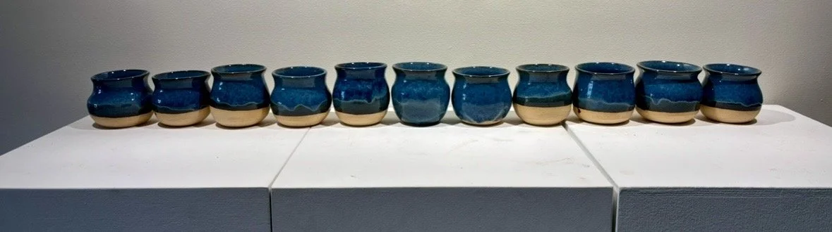 Floating Blue Mugs - Ceramic - 2025