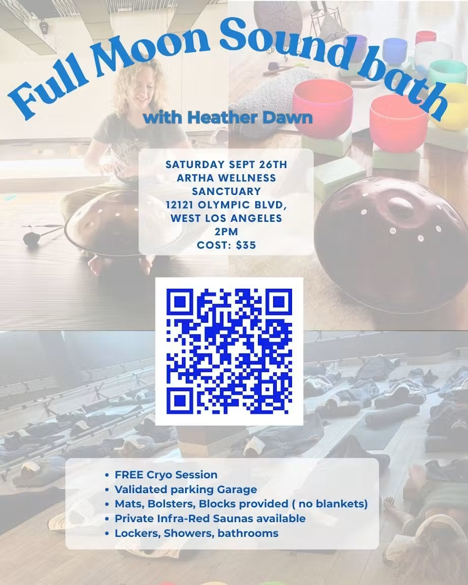 Full Moon Sound Bath with Heather