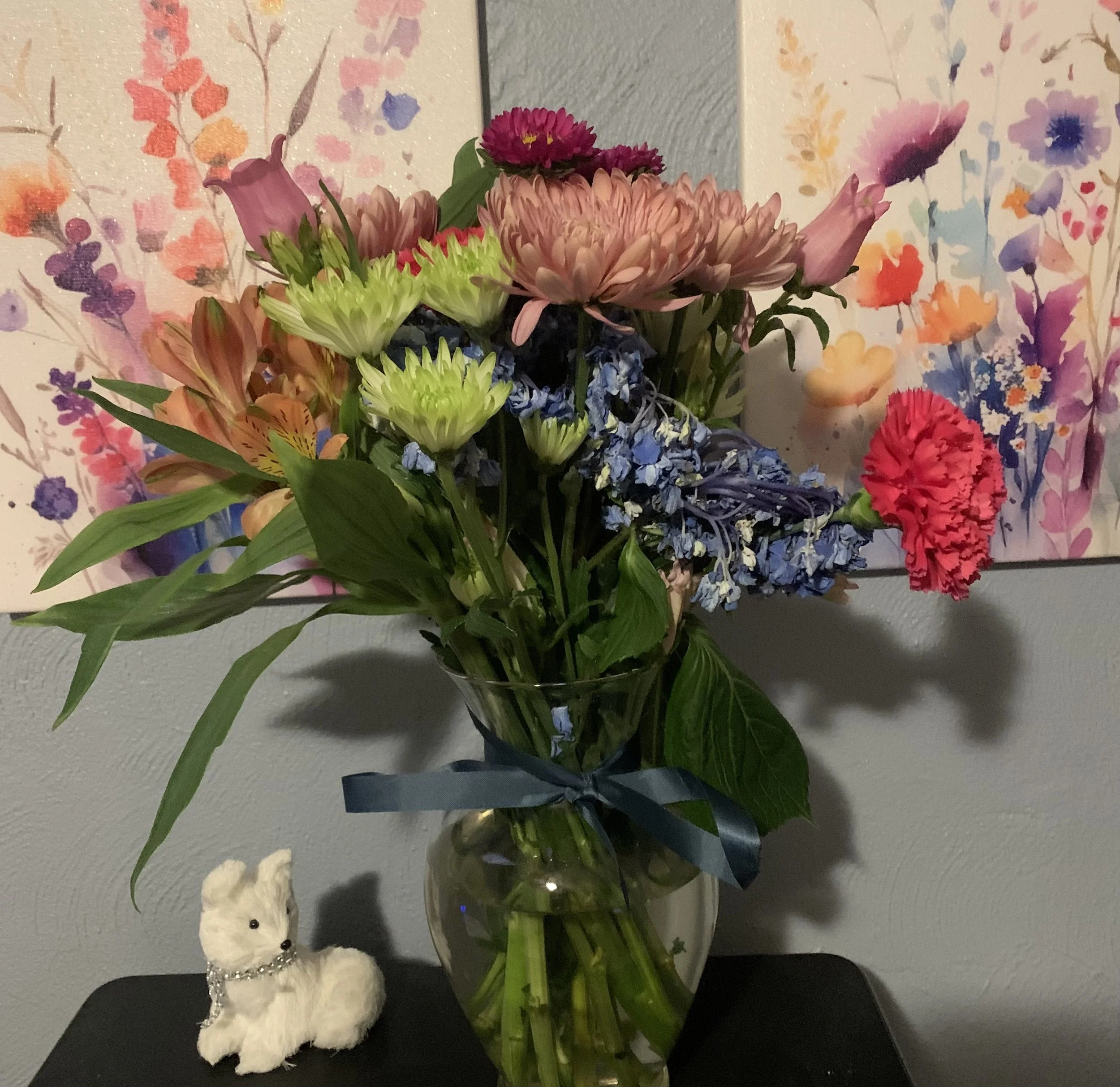 An image of colorful flowers.