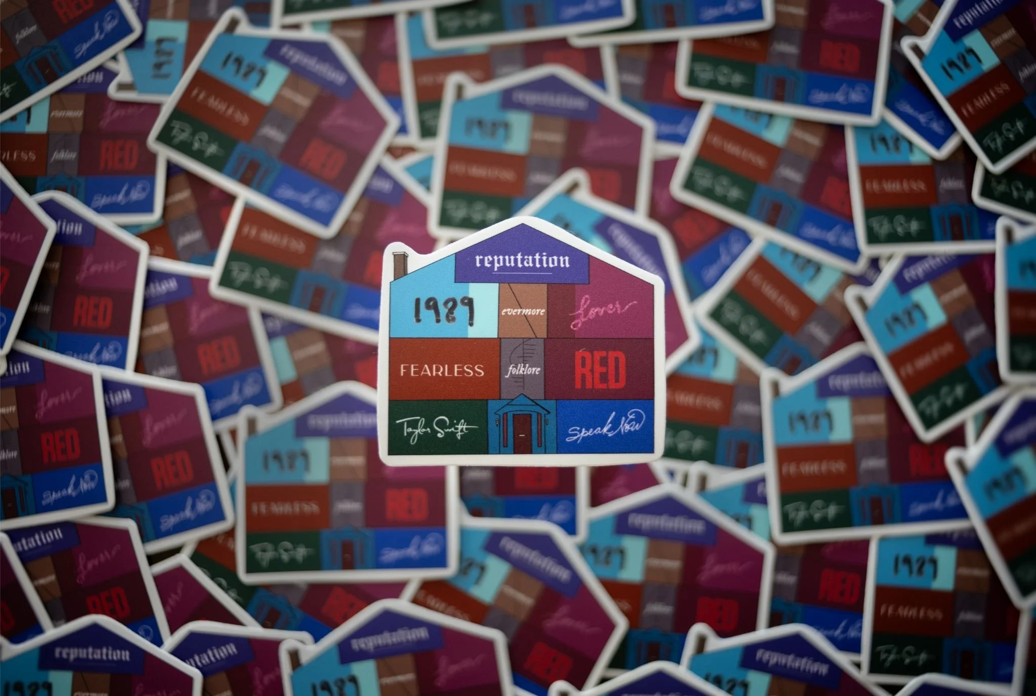 Eras Tour House Sticker