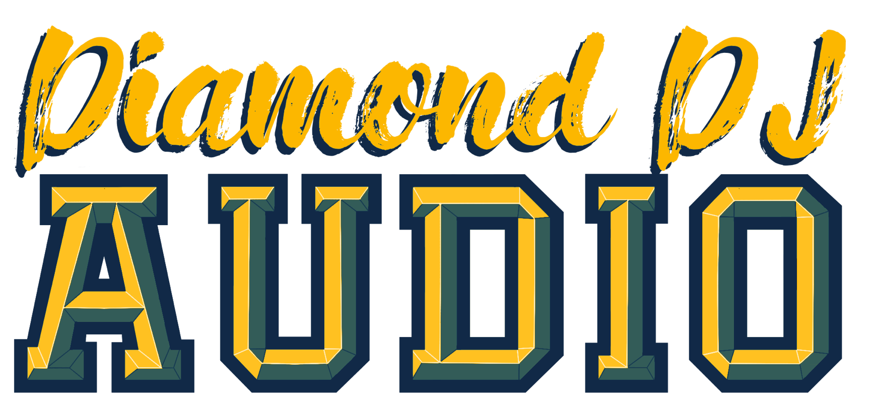 Text reading "Piedmont DJ ATUDIO" with stylized and colorful font.
