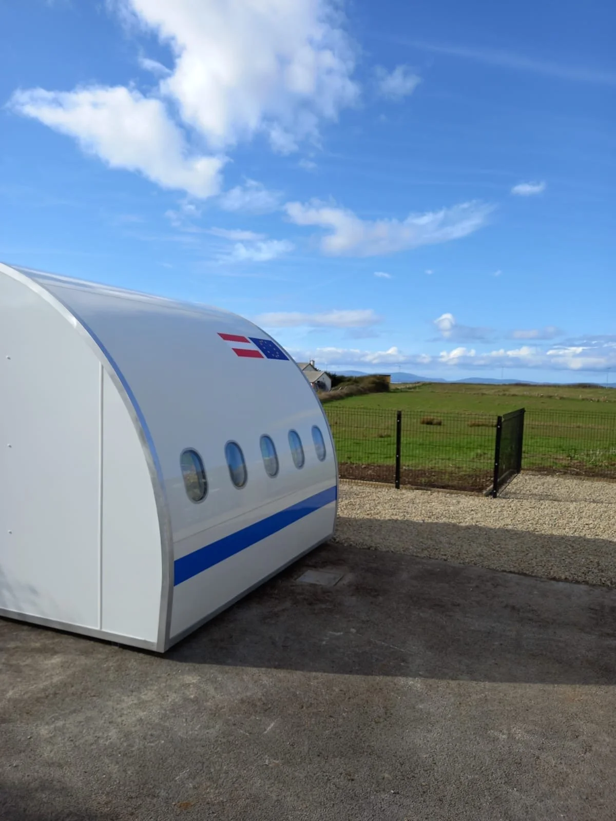 External view of pod