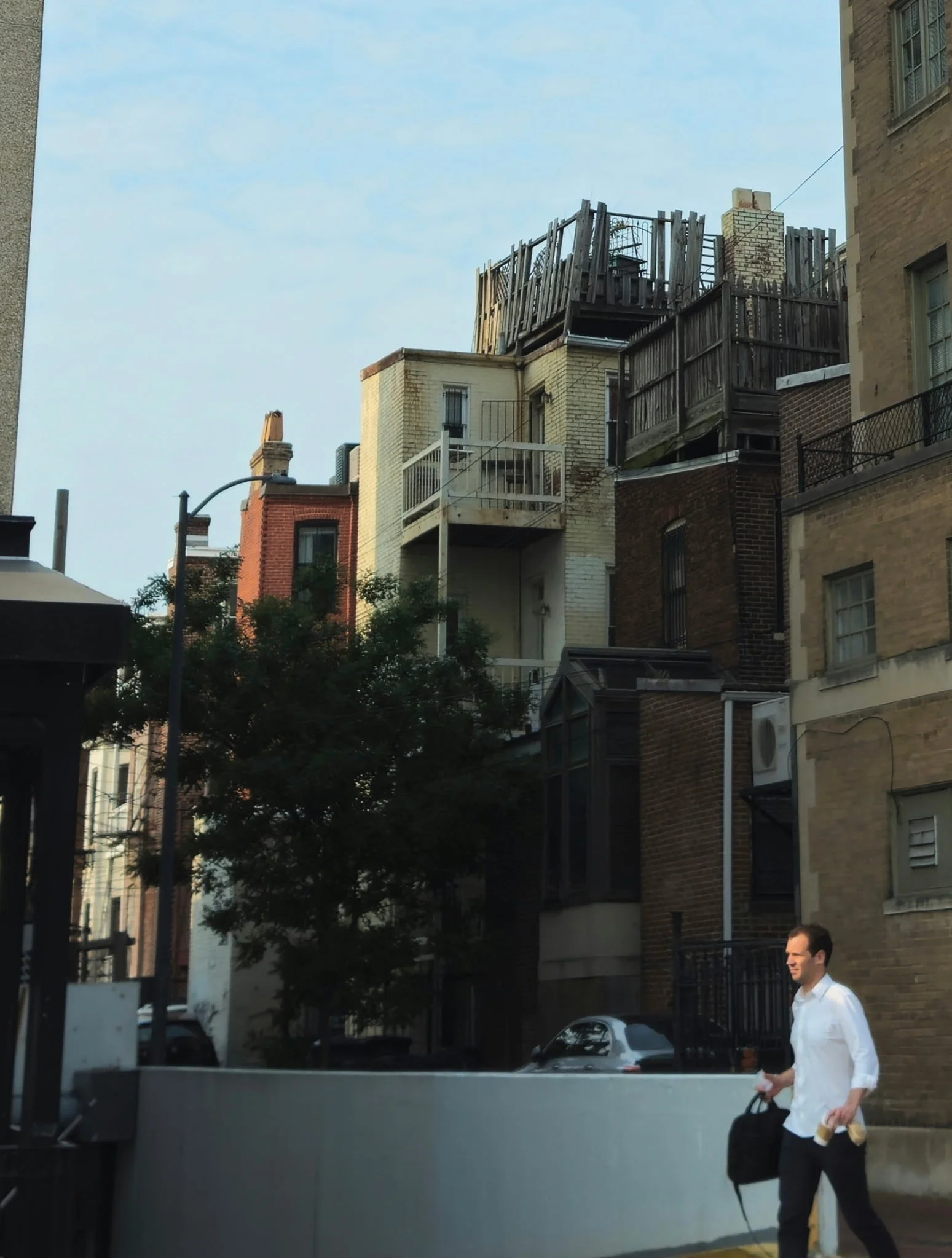 walking man in dupont circle
