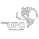 Logo for the UPC, a television network.