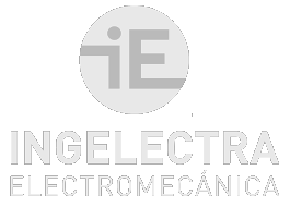 Logo with the text 'INGLECTRA ELECTROMECÁNICA' and a circular symbol with initials 'iE'
