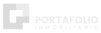 Logo for Portafolio Inmobiliario with a stylized square graphic