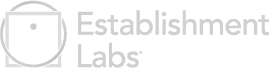 Logo of Establishment Labs featuring a circular icon and text