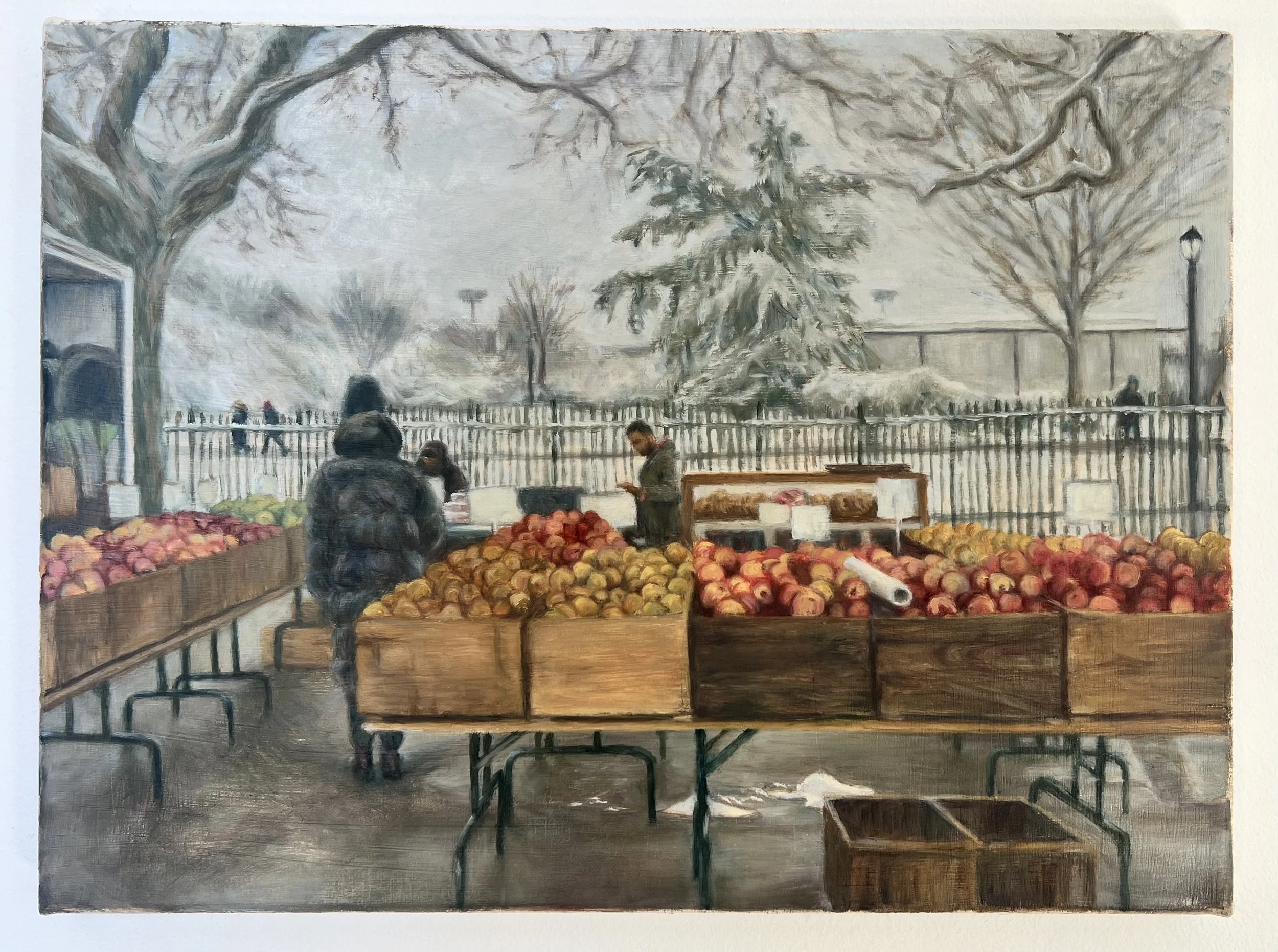 McCarren Park Market in Winter