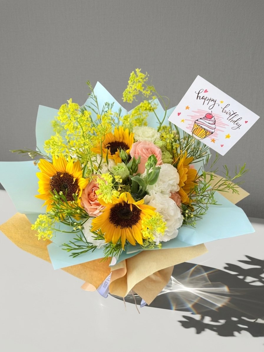 Sunflower Birthday Bouquet