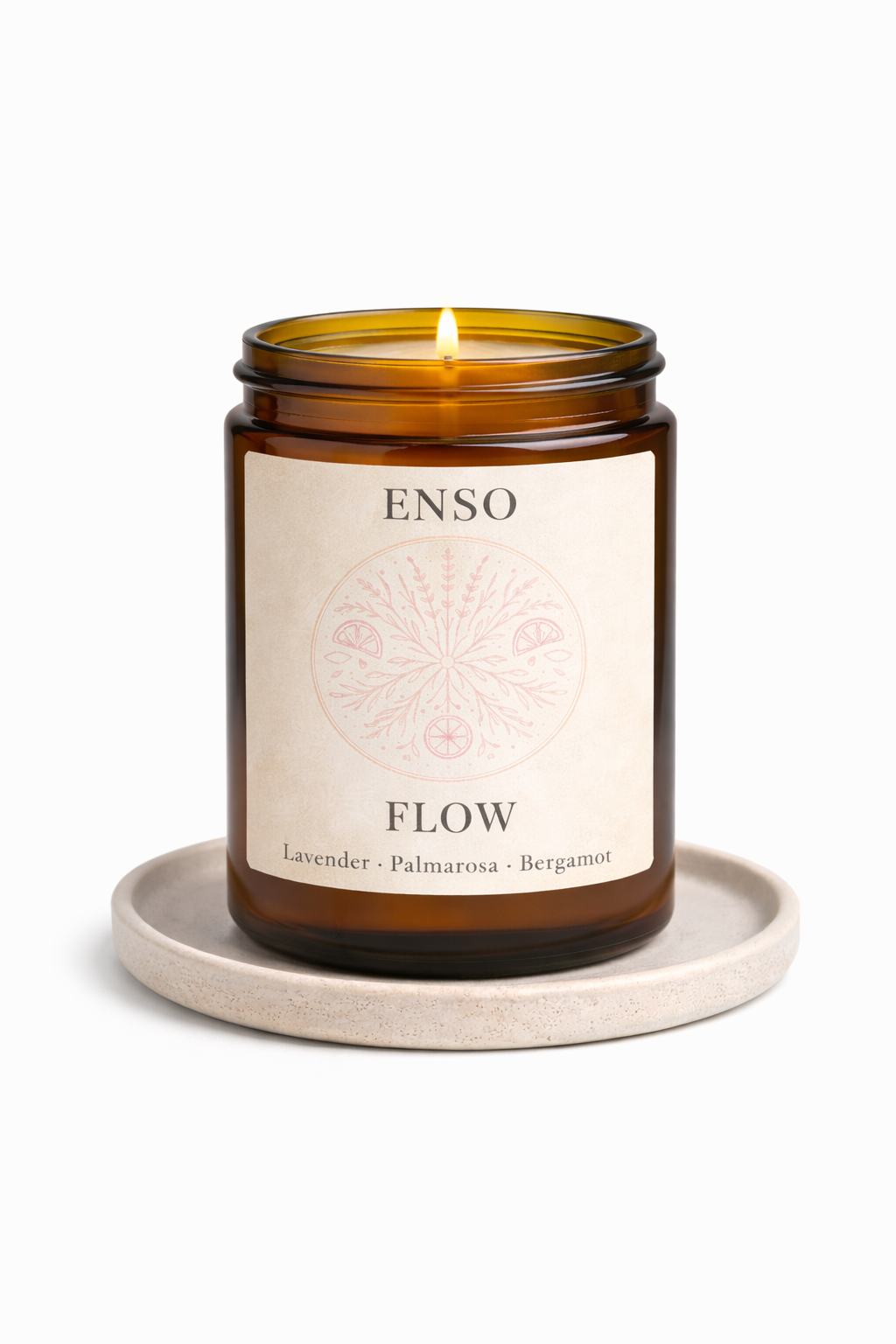 Calming Lavender & Bergamot Candle | ENSO FLOW