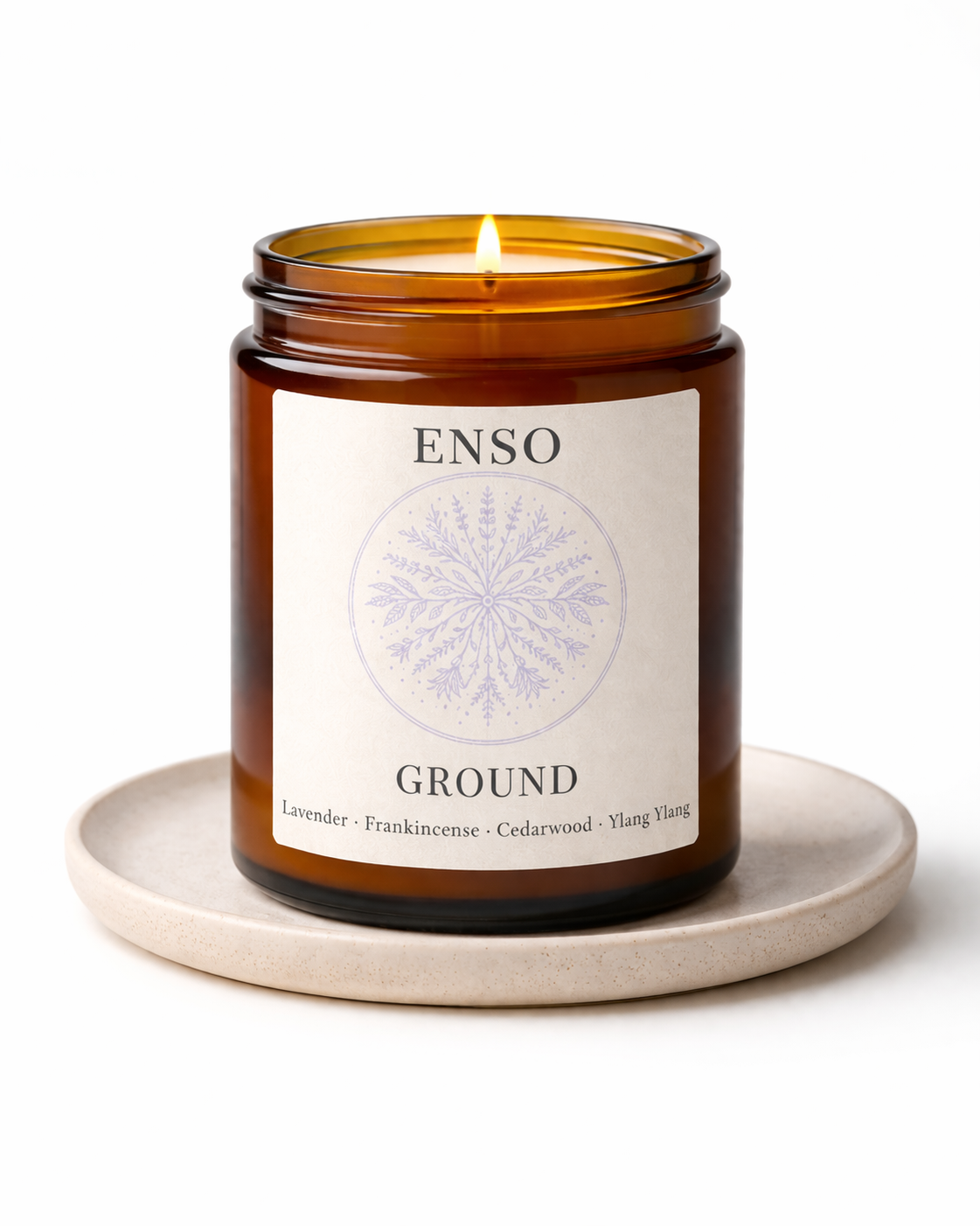 Grounding Cedarwood & Frankincense Candle | ENSO GROUND