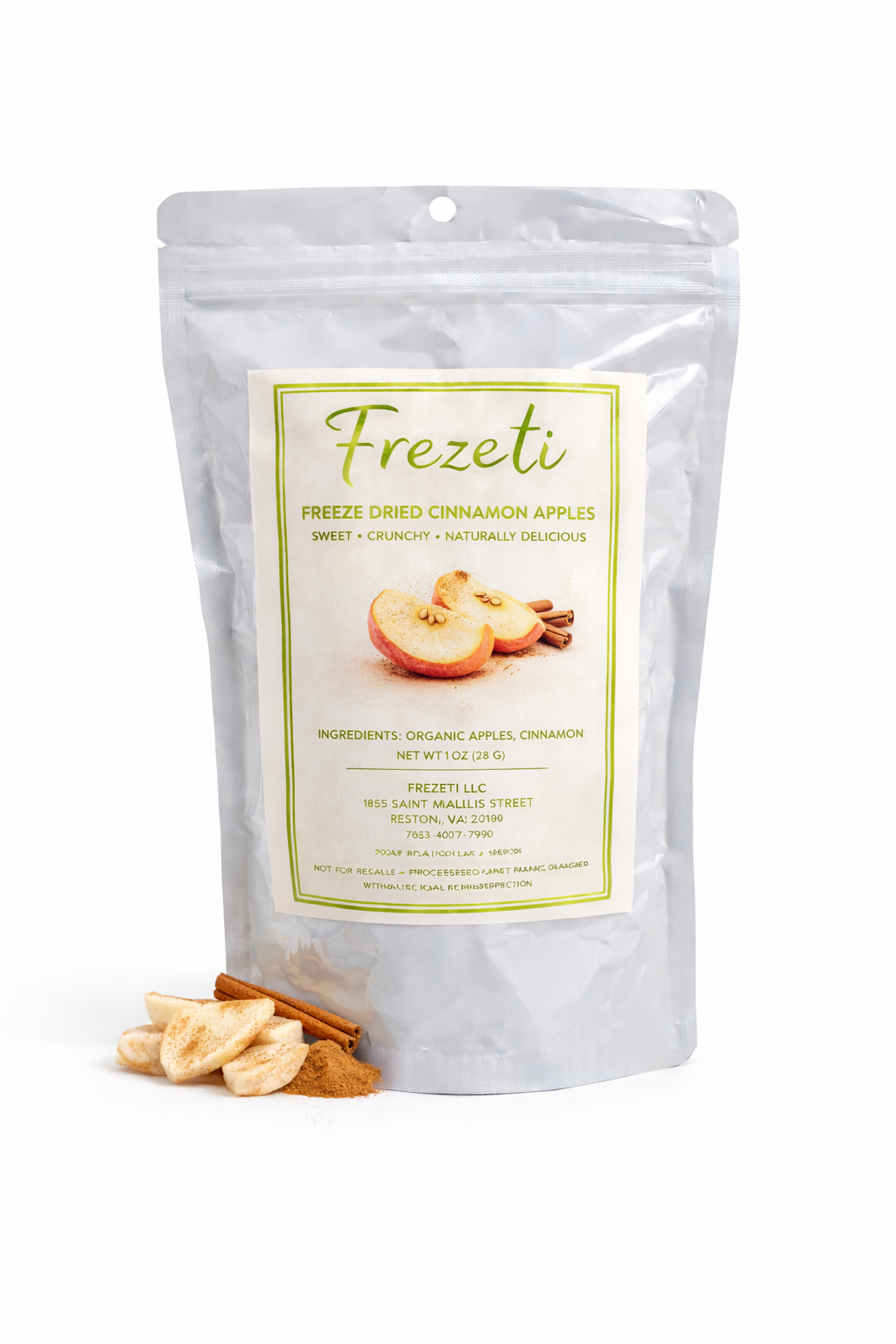 Organic Freeze Dried Cosmic Crisp Cinnamon Apples