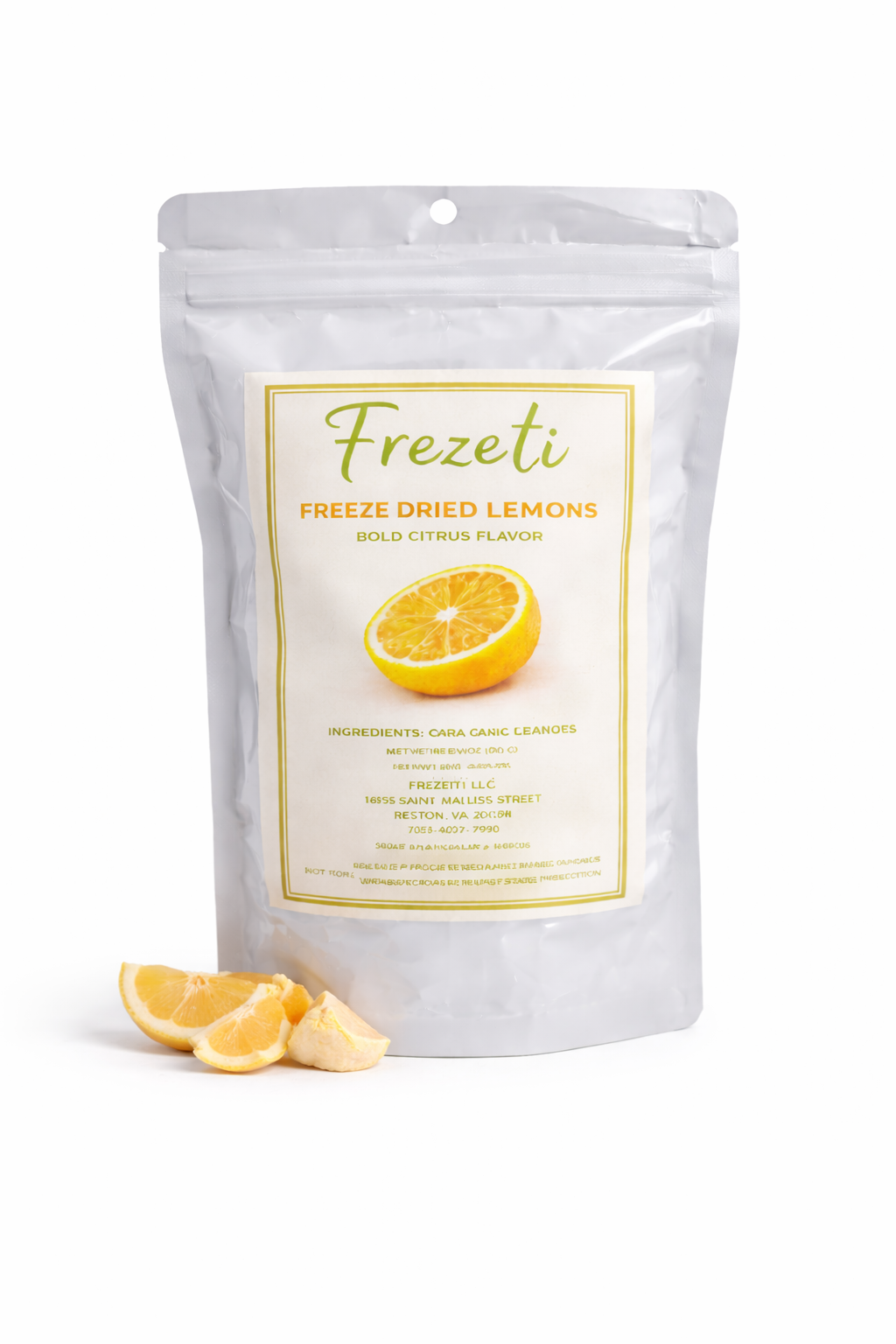 Freeze Dried Organic Lemons