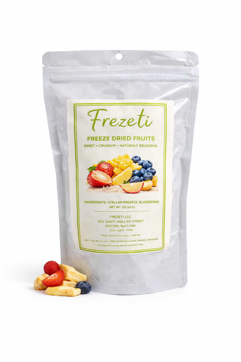 Our Signature Melt-in-your-Mouth Organic Freeze Dried Mixed Fruit