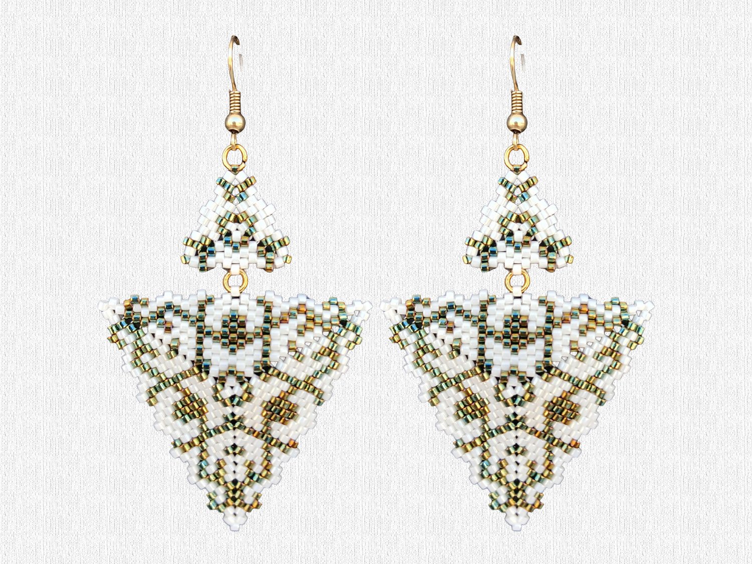 New Arrival: The Deco Drop in Metallic Olive