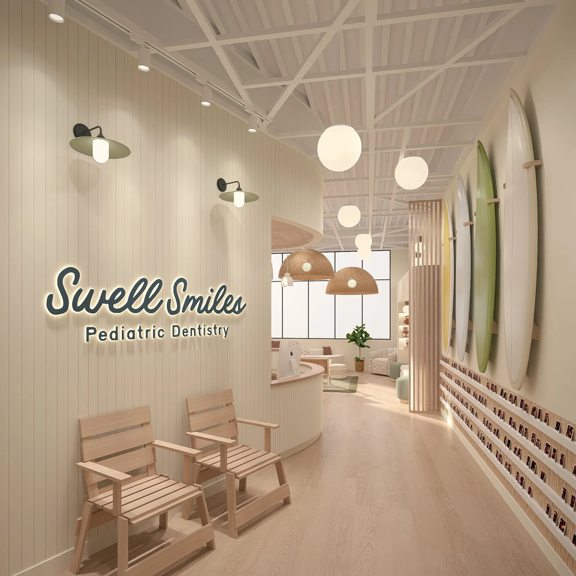 Swell Smiles pediatric dental office waiting area Jacksonville FL