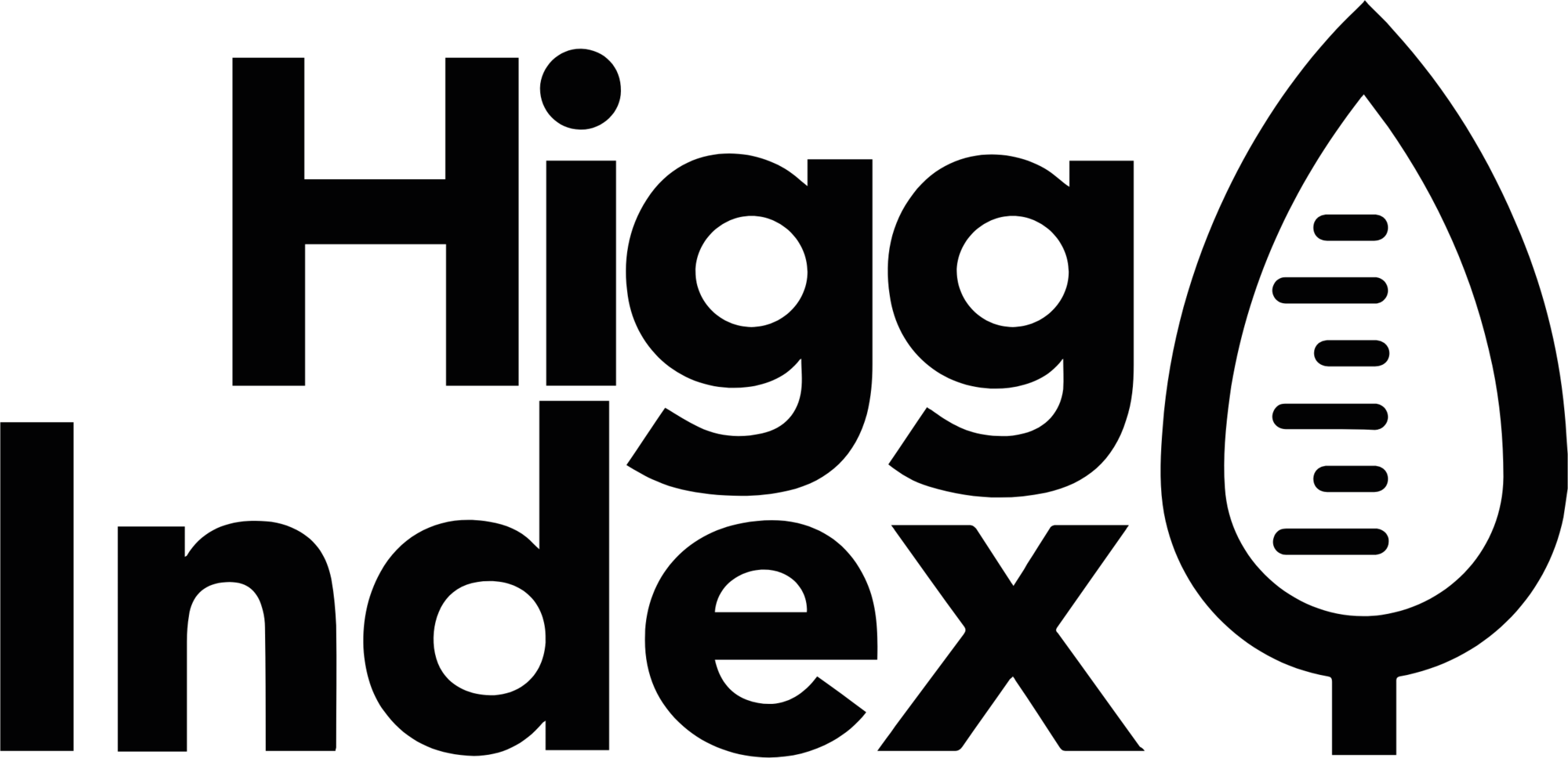 Black text saying 'higher than ever' on a white background.