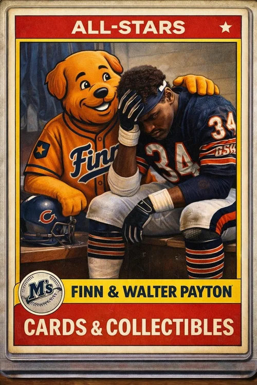 Finn and Walter Payton All-Stars card