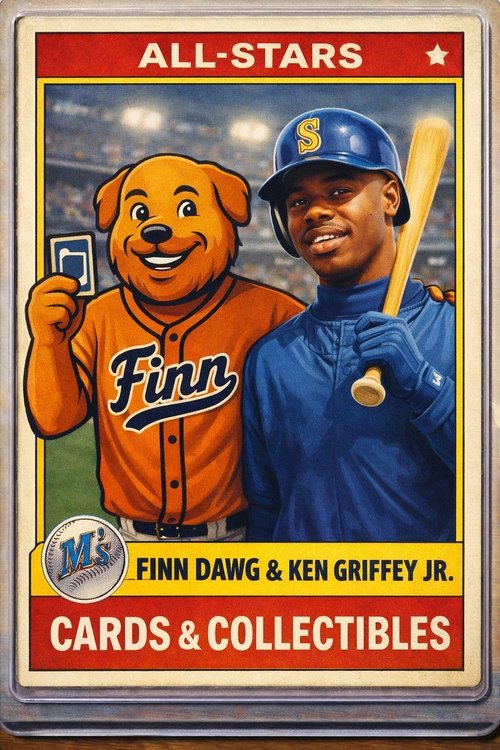Finn Dawg and Ken Griffey Jr All-Stars card