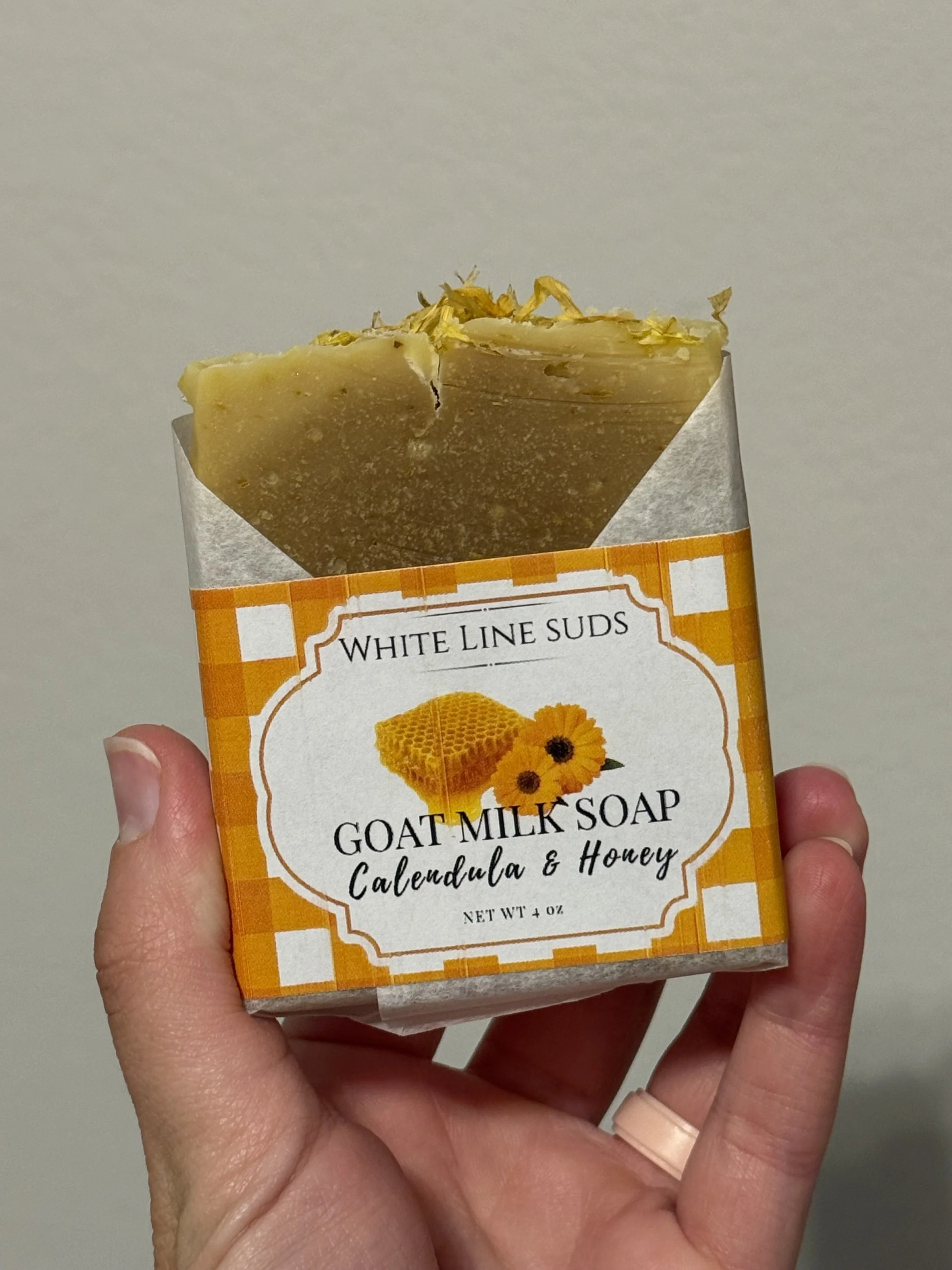 Calendula & Honey Goat Milk Soap Guide