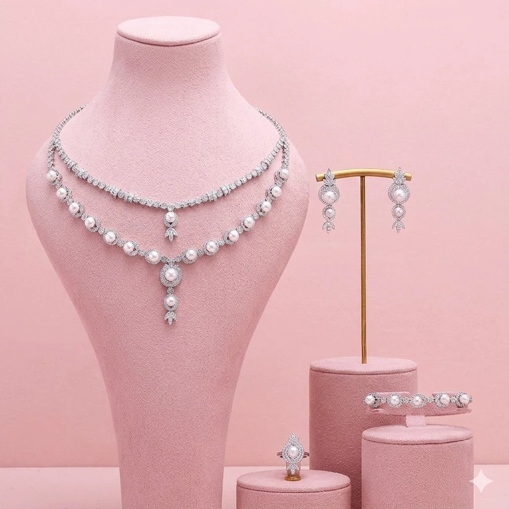 Lunar Elegance Jewelry Set