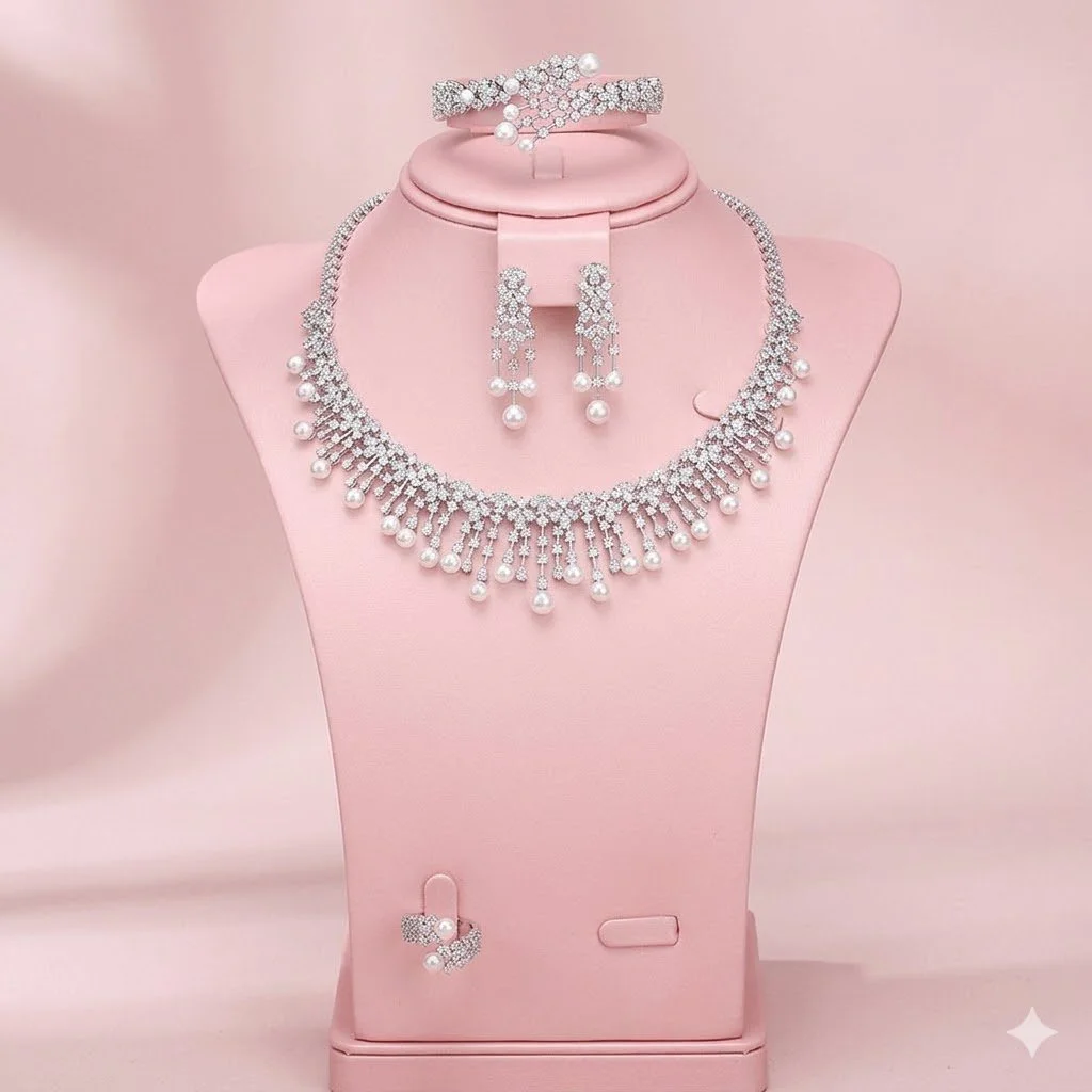 Celestial Pearl Gala Jewelry Set